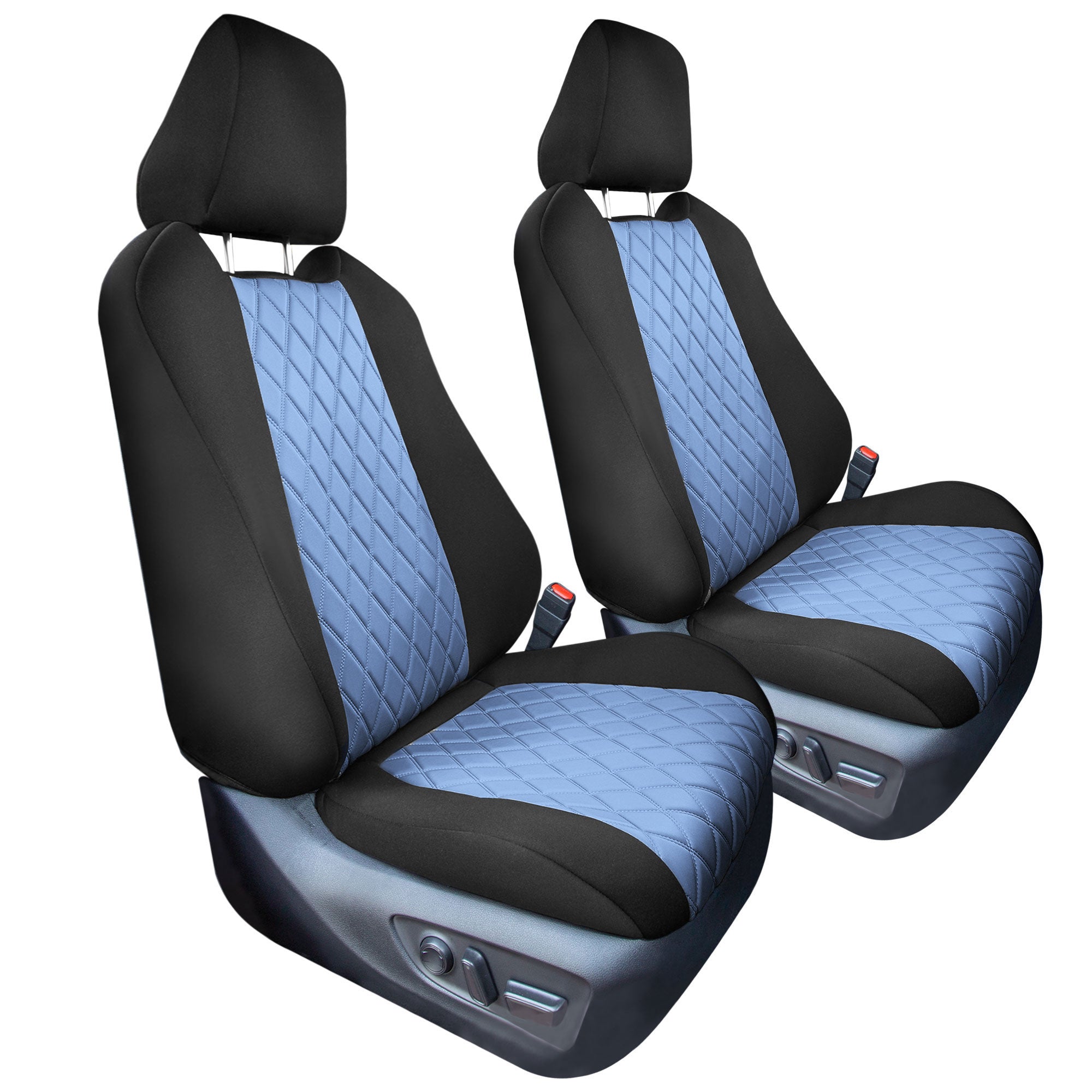 Toyota Rav4 Hybrid | Hybrid Prime 2021-2025  - Front Set Seat Covers - Light Blue Ultraflex Neoprene