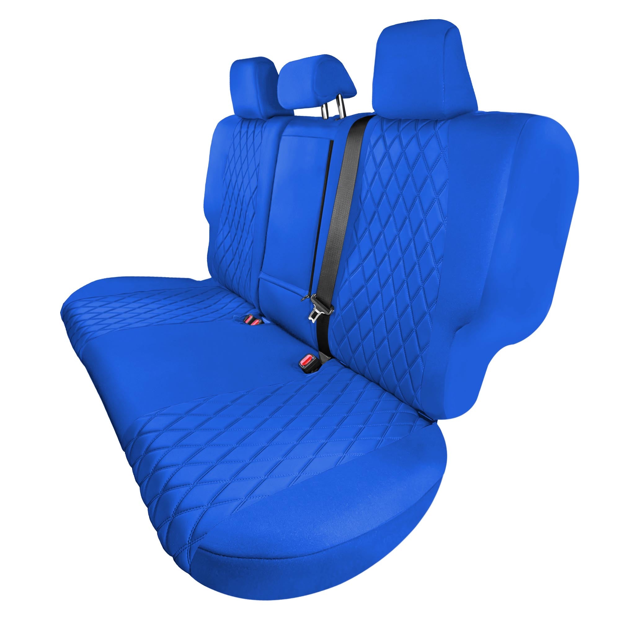 Toyota Rav4 Hybrid | Hybrid Prime 2021-2022  - Rear Set Seat Covers - Solid Blue Neoprene