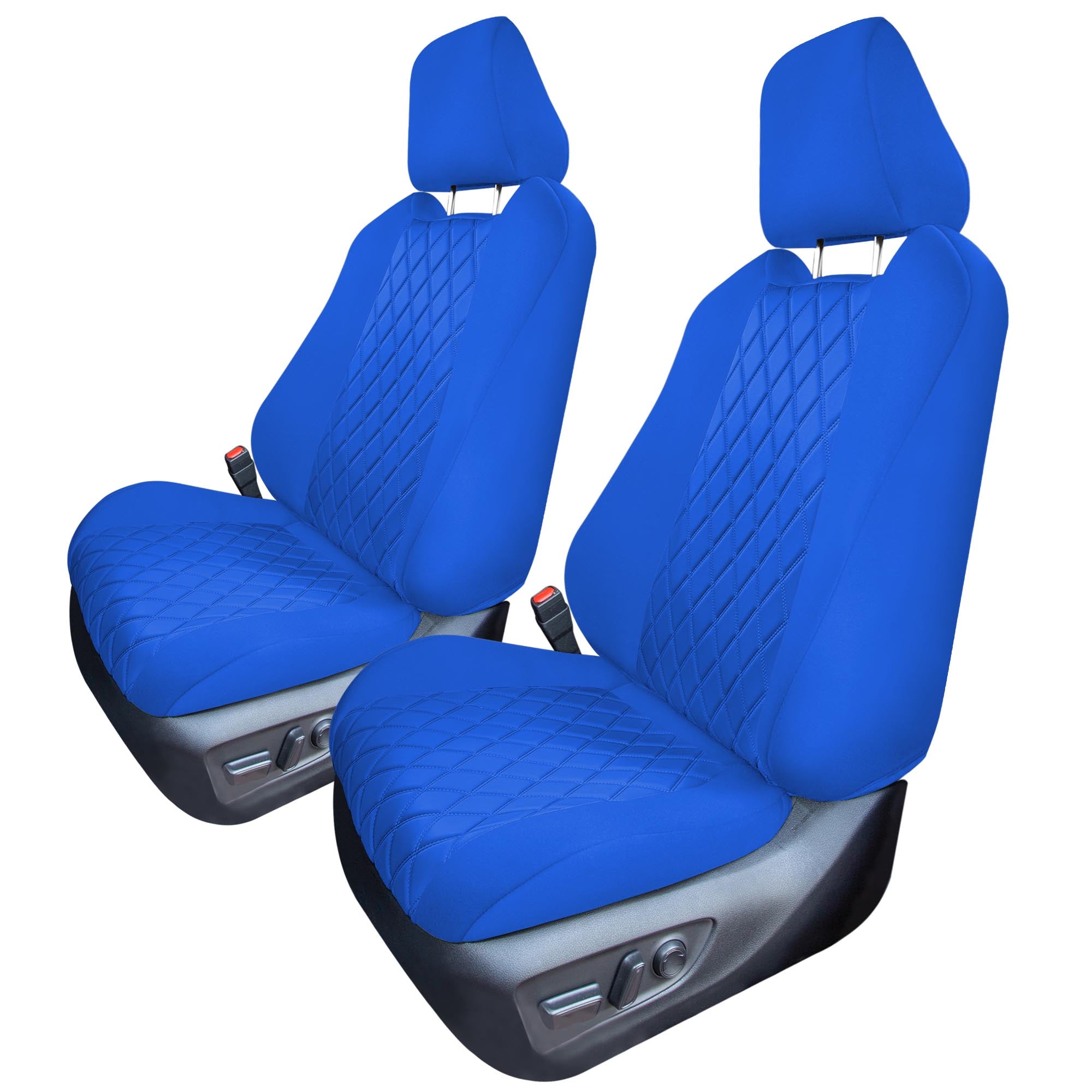 Toyota Rav4 Hybrid | Hybrid Prime 2021-2022  - Front Set Seat Covers - Solid Blue Neoprene