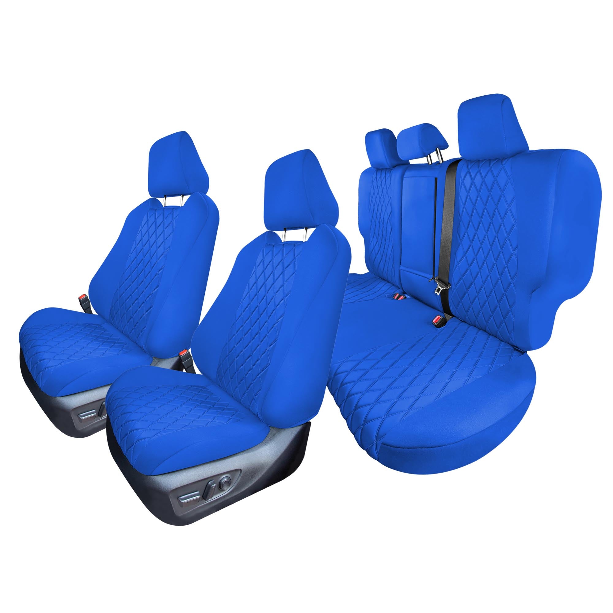 Toyota Rav4 Hybrid | Hybrid Prime 2021-2024  - Full Set Seat Covers - Solid Blue Ultraflex Neoprene