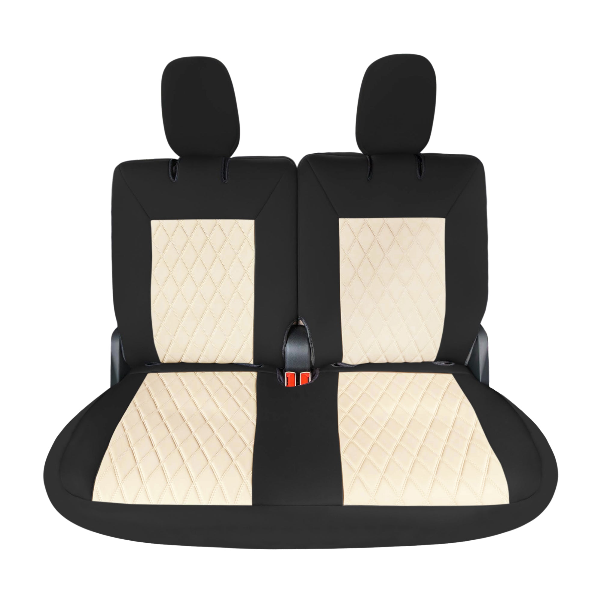 Ford Explorer Base 2020-2024  - 3rd Row Set Seat Covers  -  Beige Ultraflex Neoprene