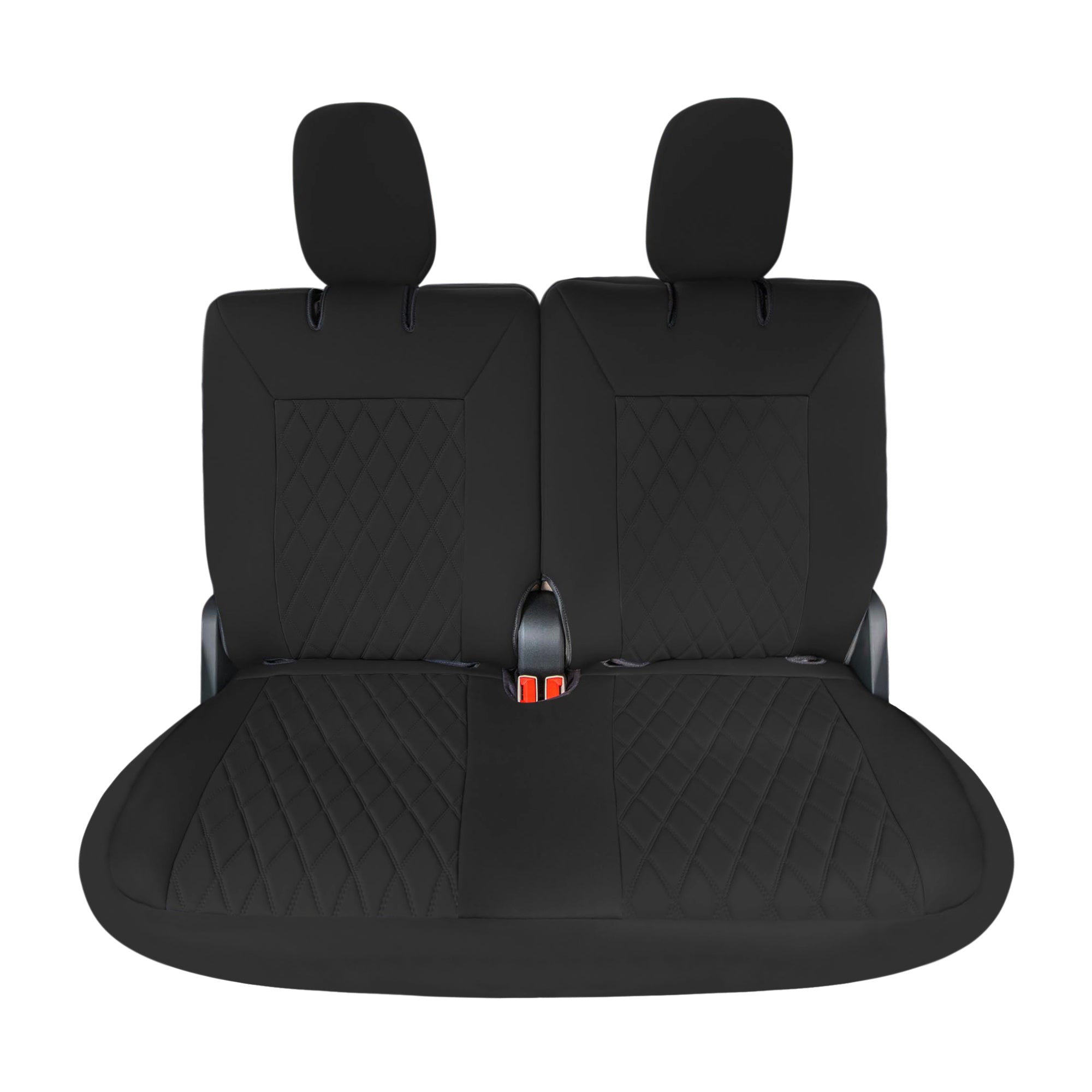 Ford Explorer Base 2020-2024  - 3rd Row Set Seat Covers -  Black Ultraflex Neoprene