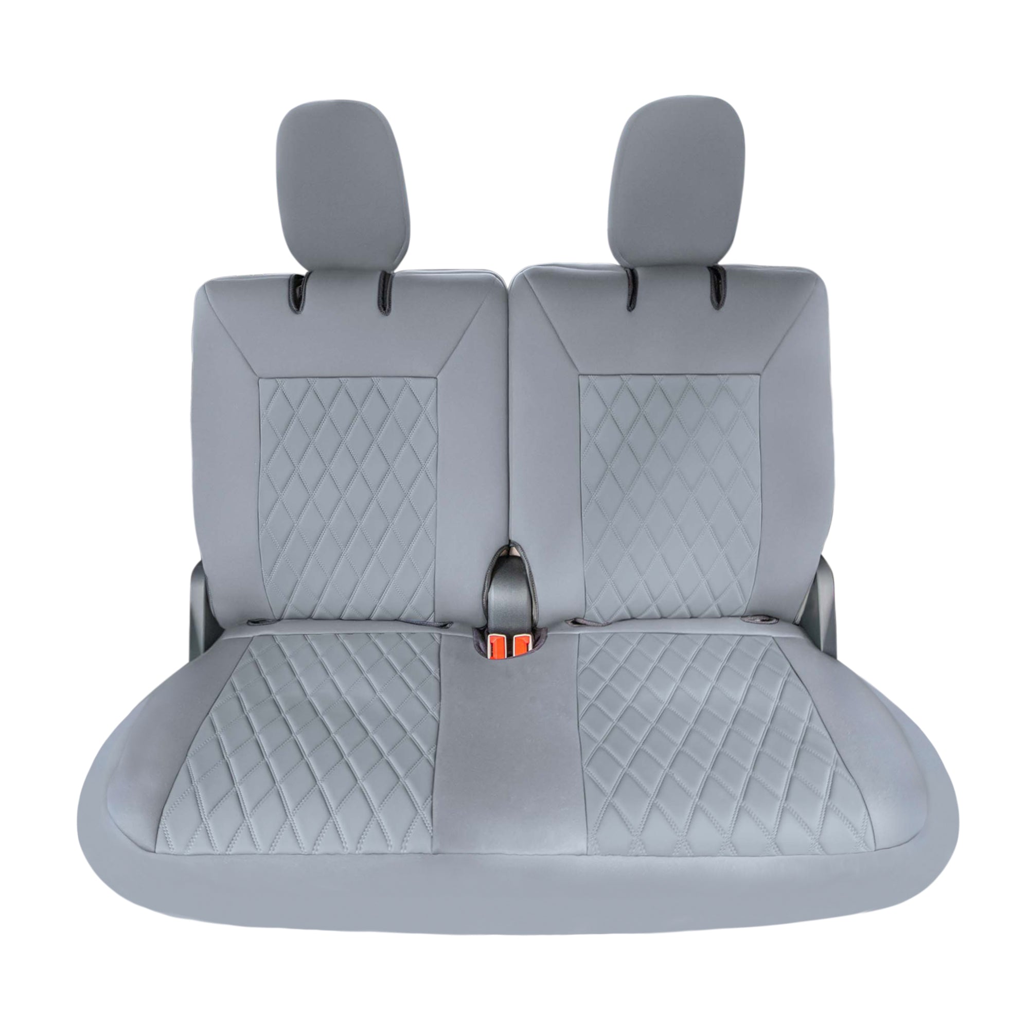 Ford Explorer Base 2020-2024  - 3rd Row Set Seat Covers  -  Solid Gray Ultraflex Neoprene