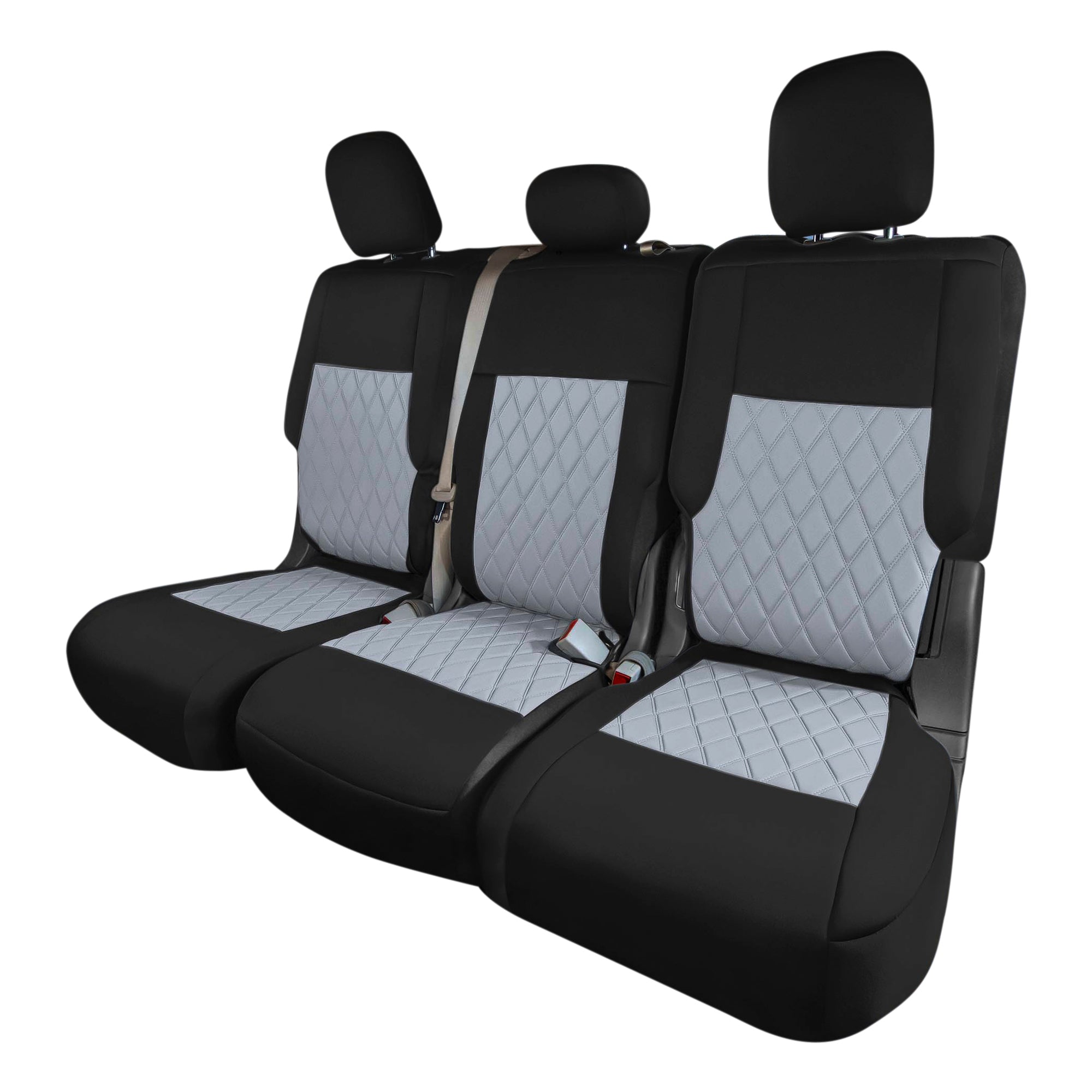 Ford Explorer Base 2020-2024  - 2nd Row Set Seat Covers  -  Gray Ultraflex Neoprene