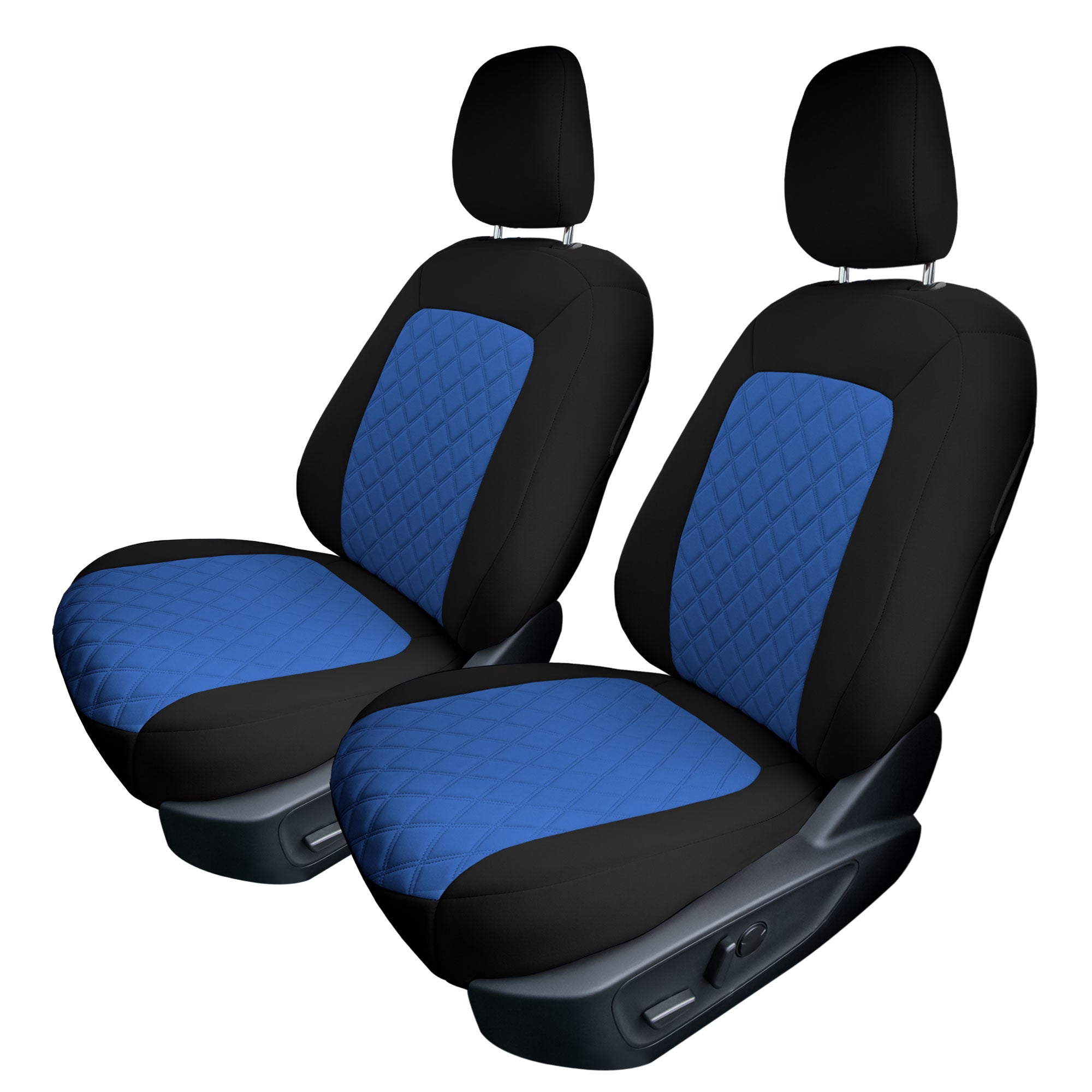 Ford Bronco Sport 2021-2024  - Front Set Seat Covers  -  Blue Ultraflex Neoprene