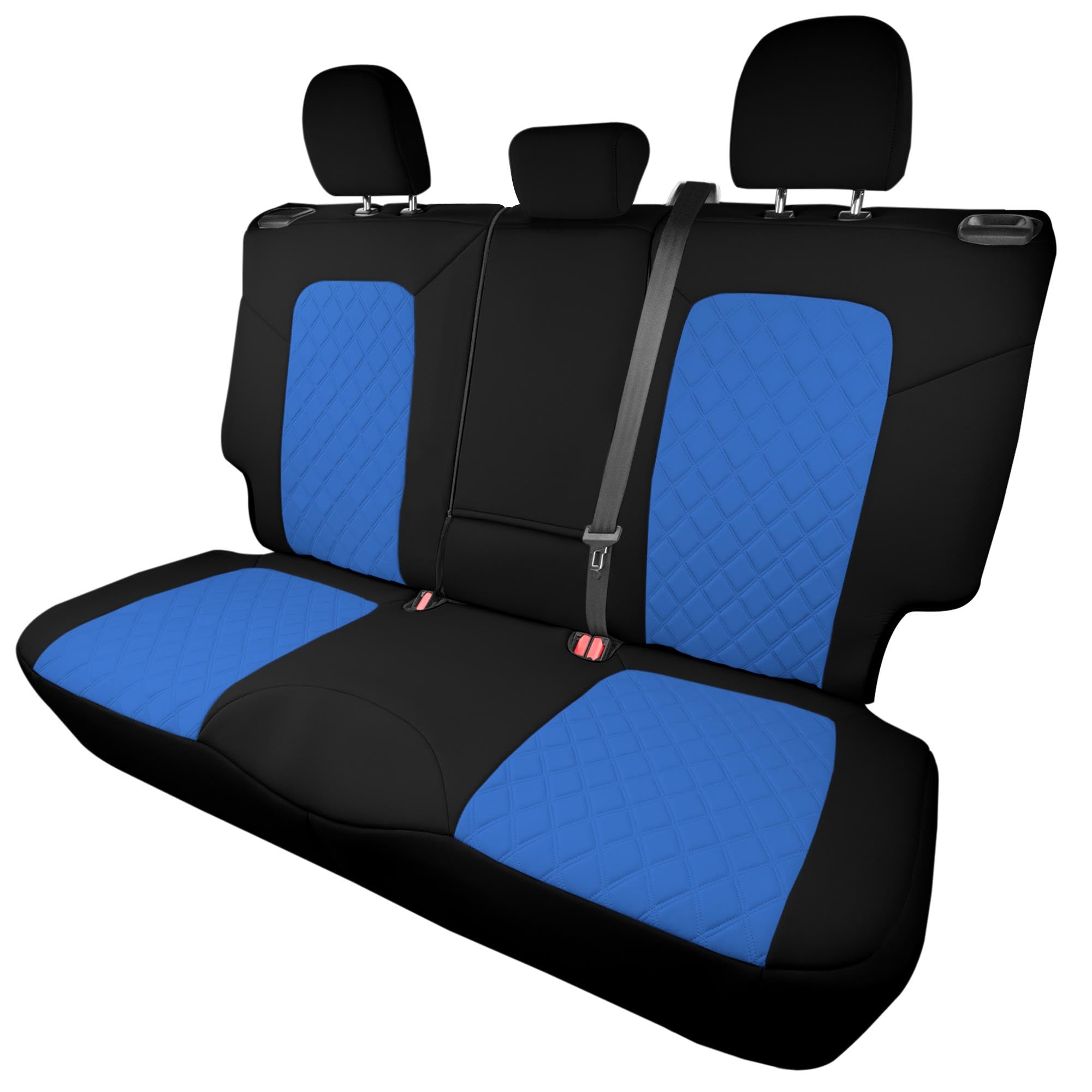 Ford Bronco Sport 2021-2024 - Rear Set Seat Covers  -  Blue Ultraflex Neoprene