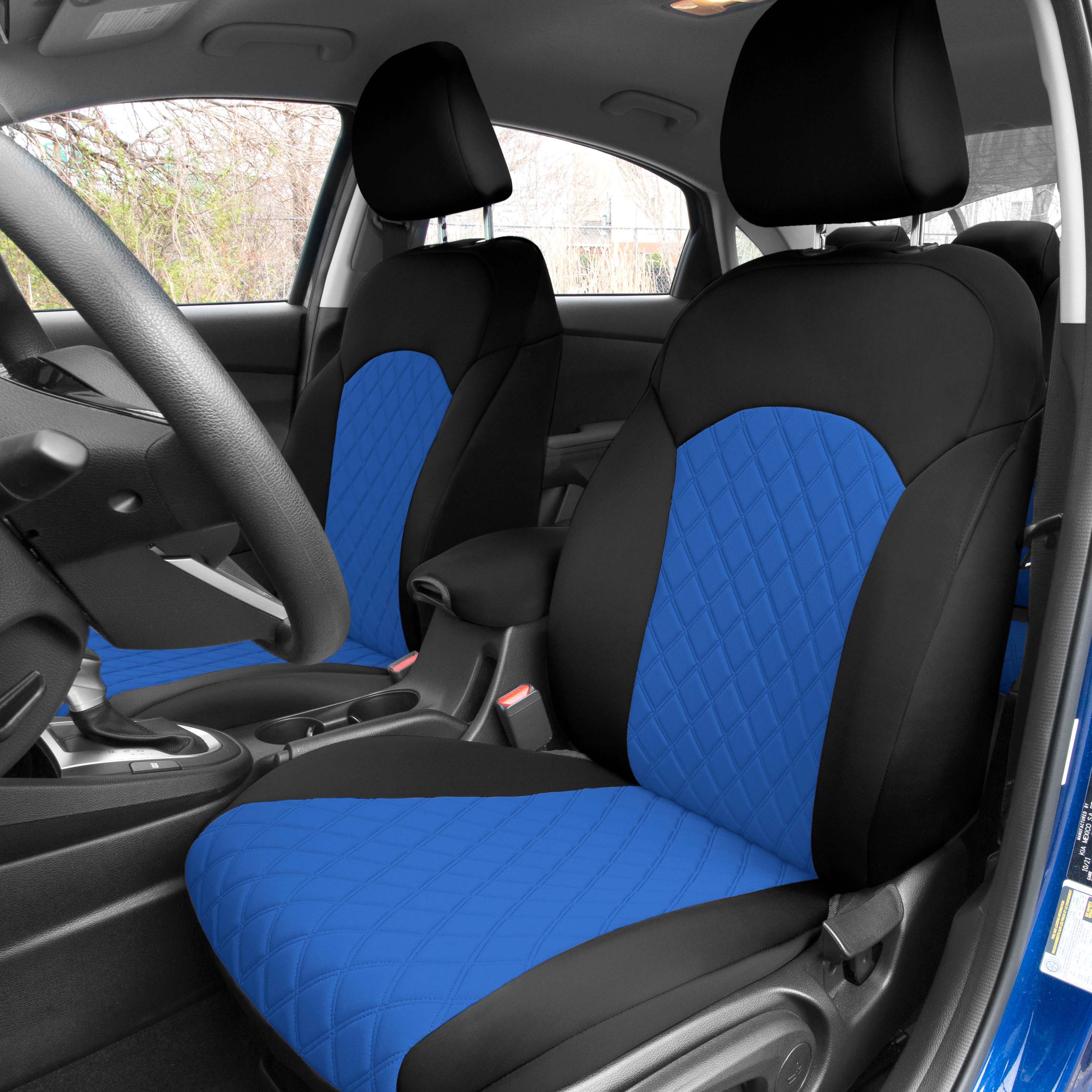 KIA Forte 2019-2024  - Full Set Seat Covers - Blue Ultraflex Neoprene