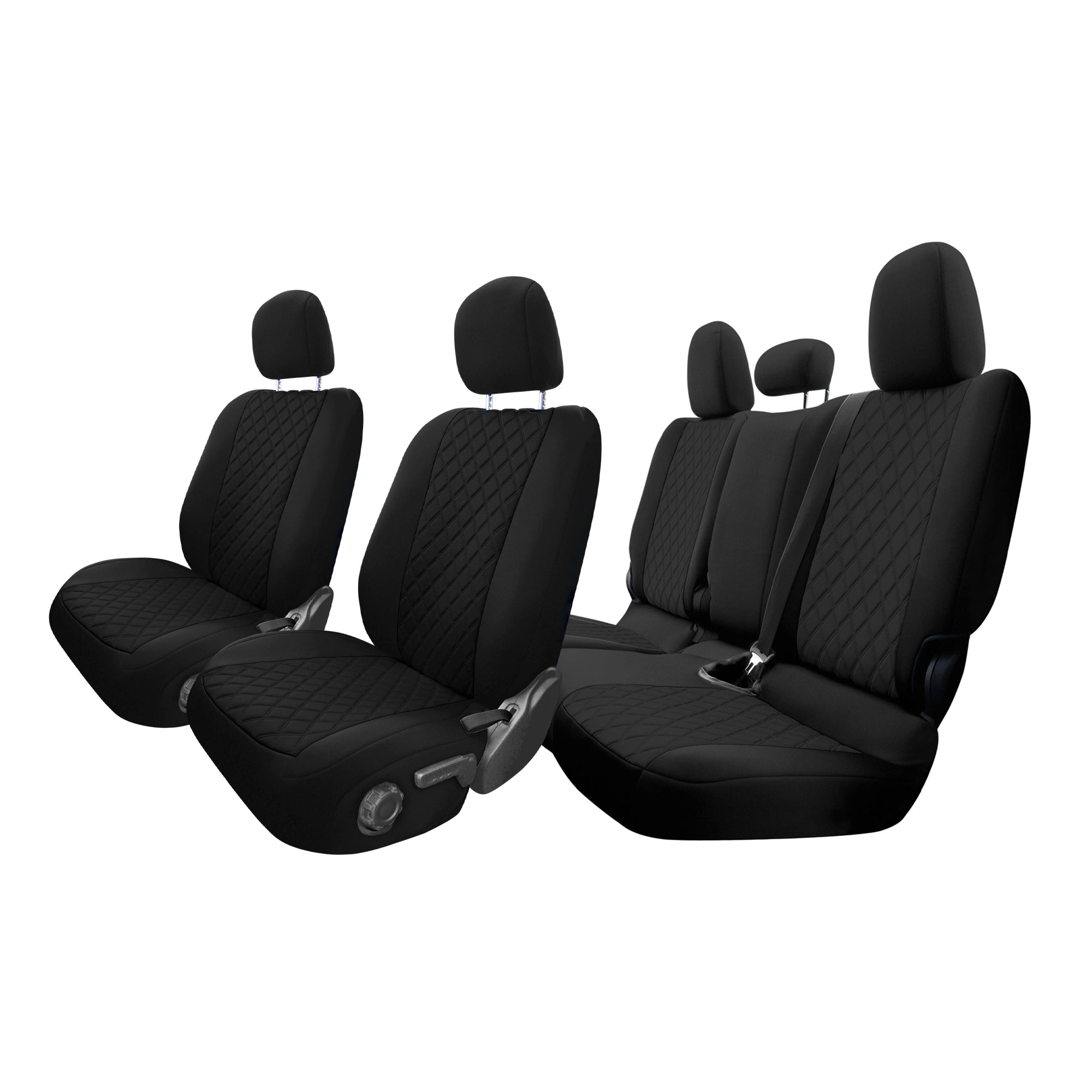 Jeep Gladiator JT 2020-2023 - Full Set Seat Covers - Black Neoprene
