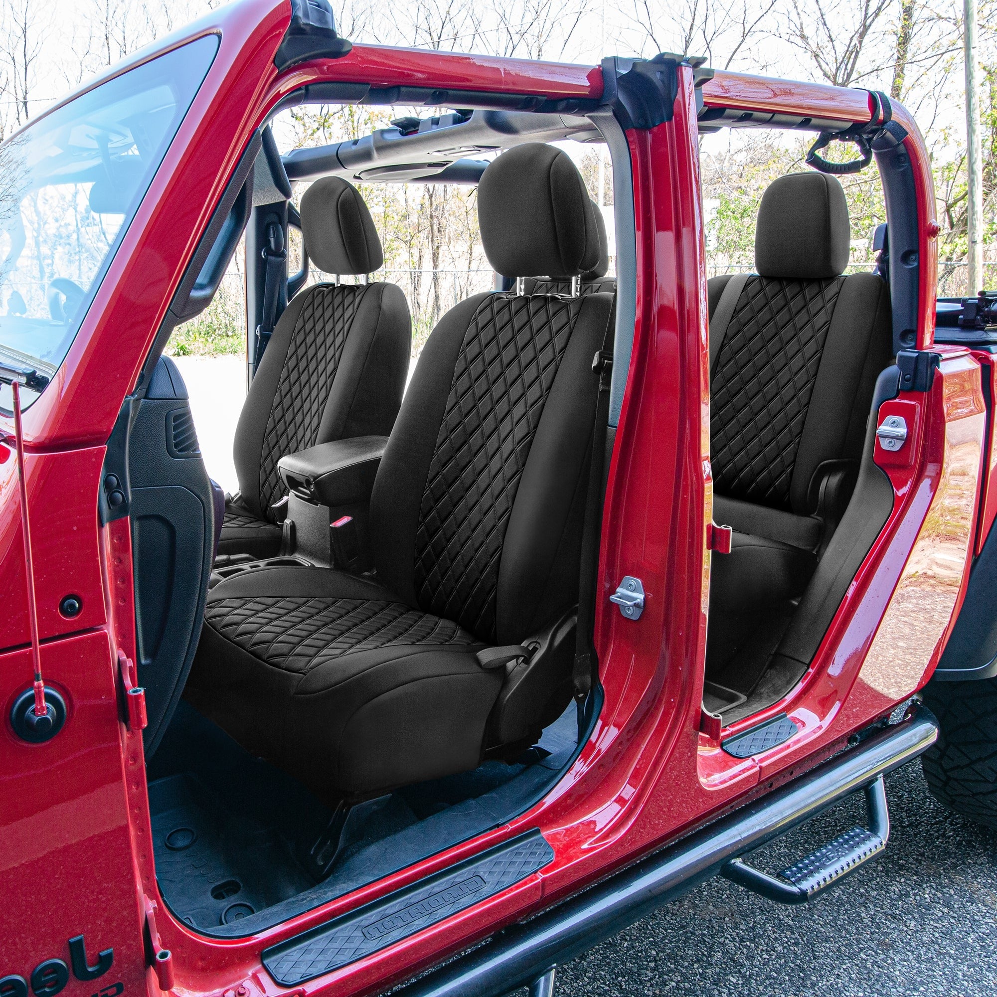 Jeep Gladiator JT 2020-2023 - Full Set Seat Covers - Black Neoprene