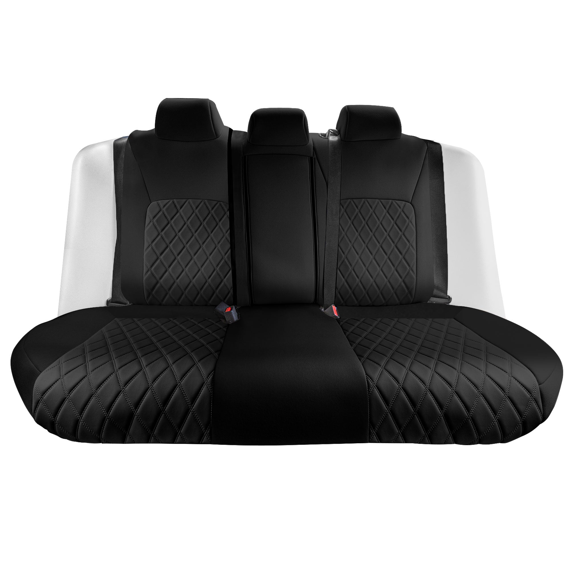 Honda Civic 2016 - 2025 Sedan Split Rear Set Seat Covers - Black Ultraflex Neoprene