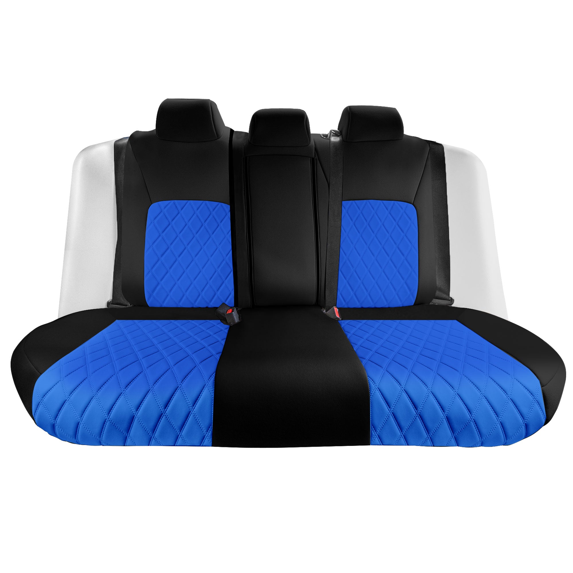 Honda Civic 2016 - 2025 Sedan Split Rear Set Seat Covers - Blue Ultraflex Neoprene