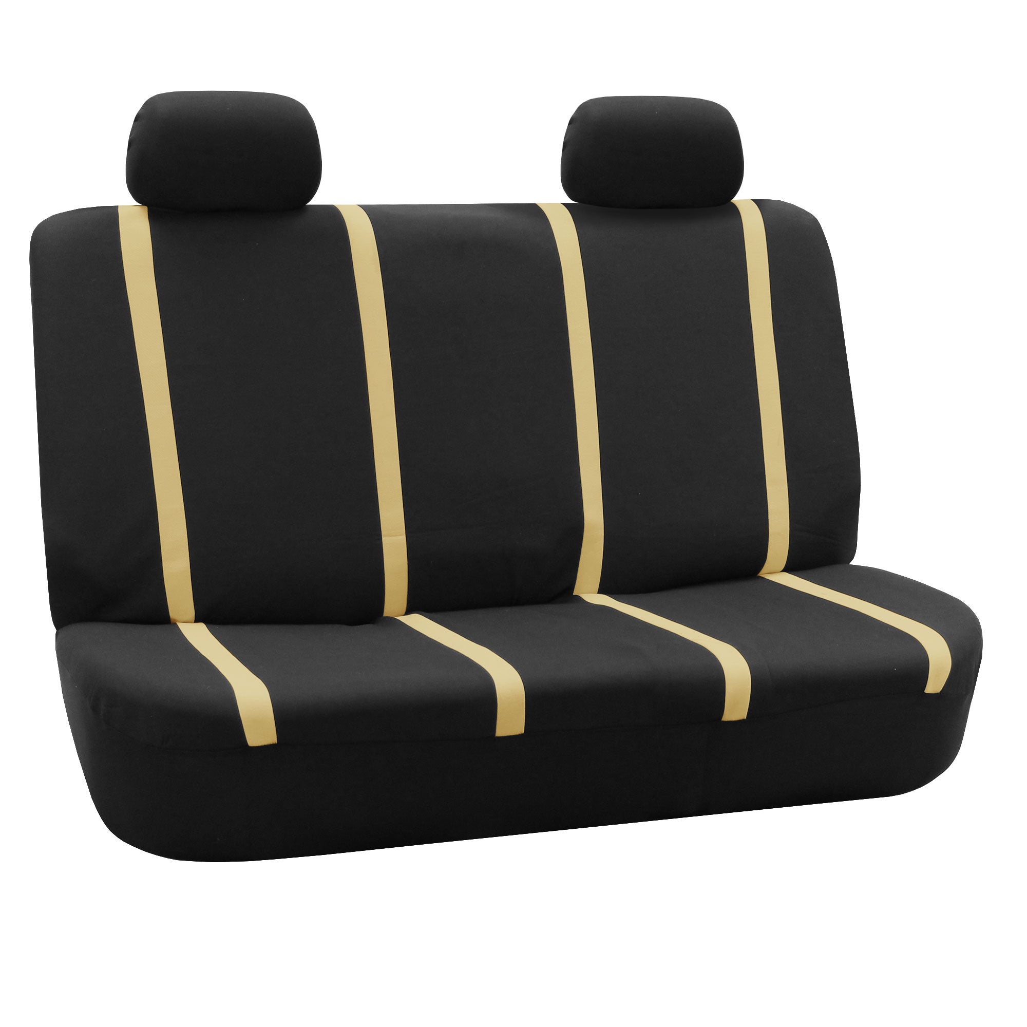 Unique Flat Cloth Seat Covers - Rear Beige