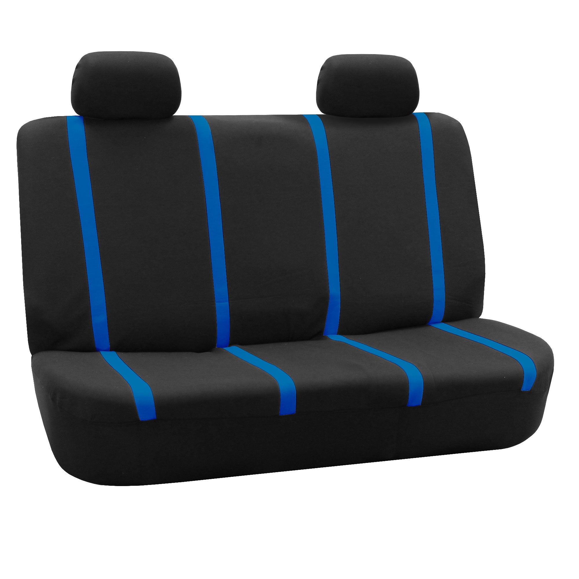 Unique Flat Cloth Seat Covers - Rear Blue