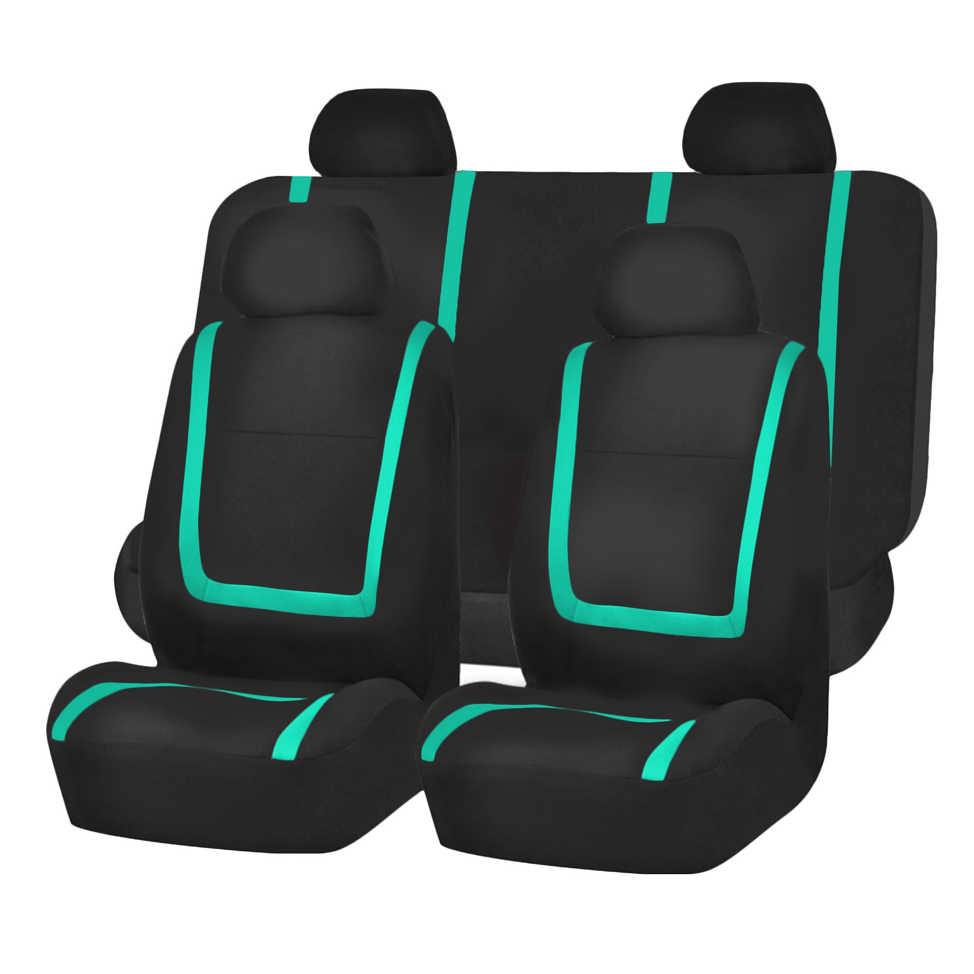 Unique Flat Cloth Seat Covers - Full Set Mint