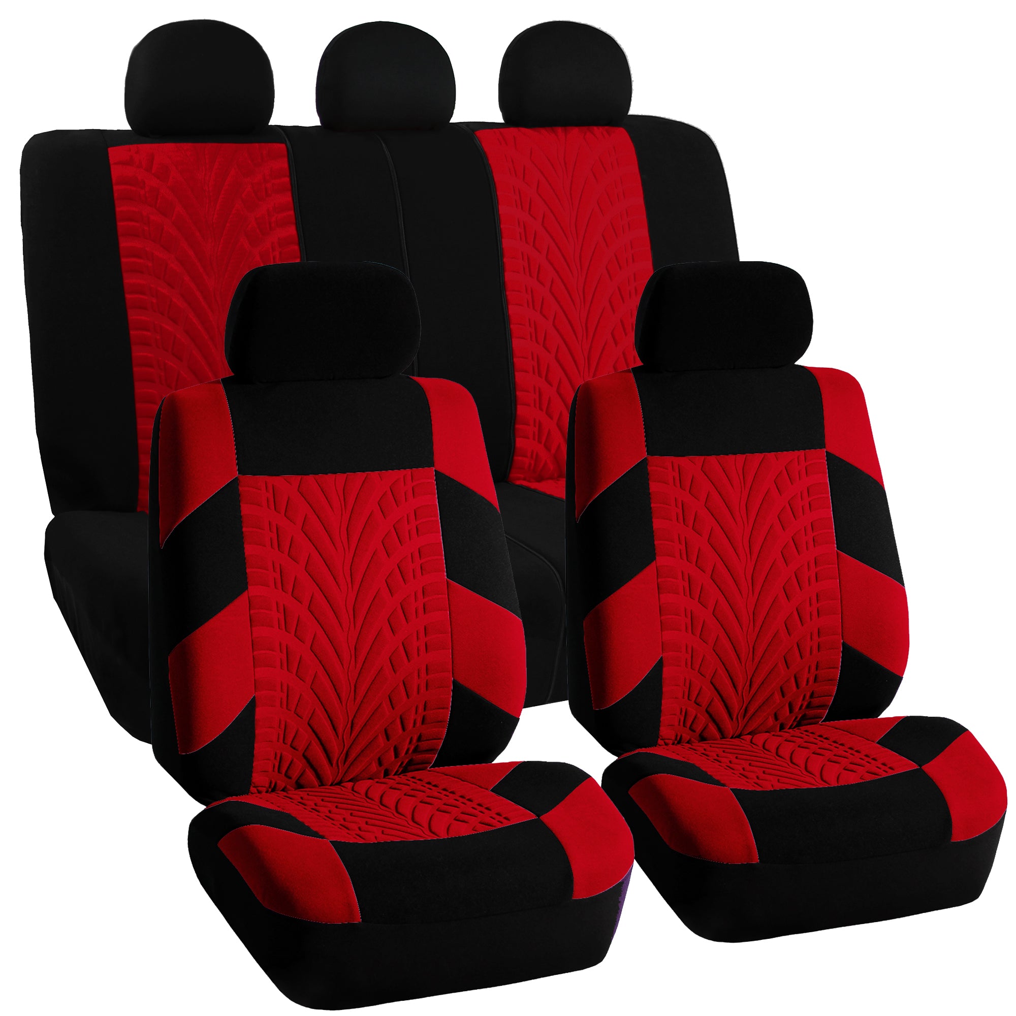 Travel Master Seat Covers - Full Set Red