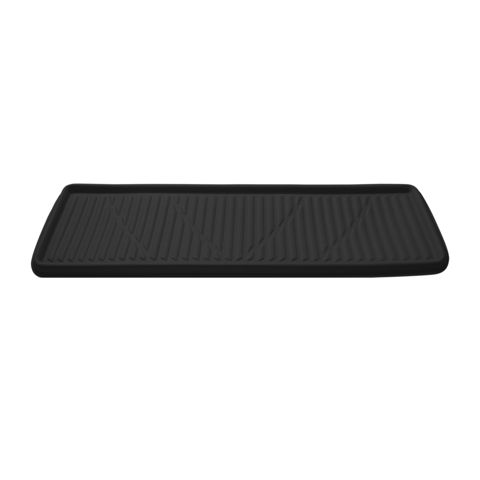Heavy-Duty Faux Leather Cargo Mat -Universal-fit for Large SUVs and Vans - Black