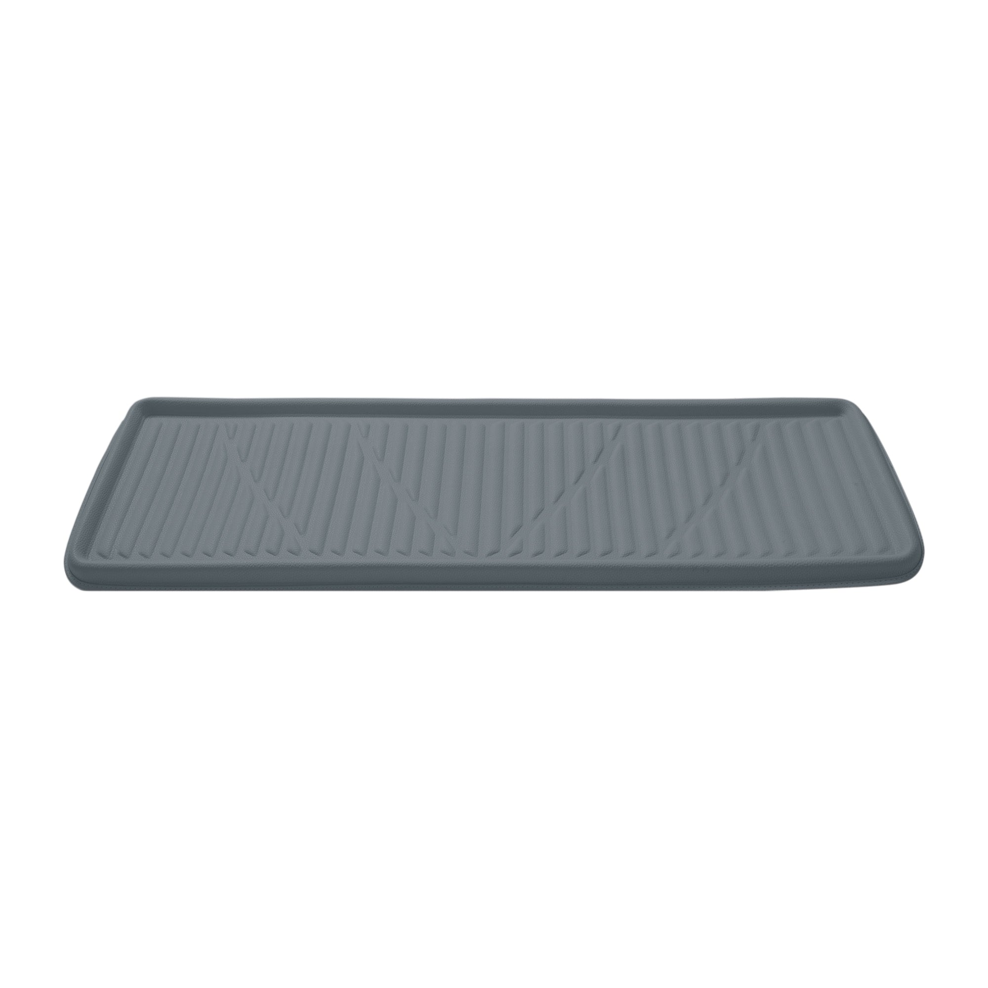 Heavy-Duty Faux Leather Cargo Mat -Universal-fit for Large SUVs and Vans - Gray