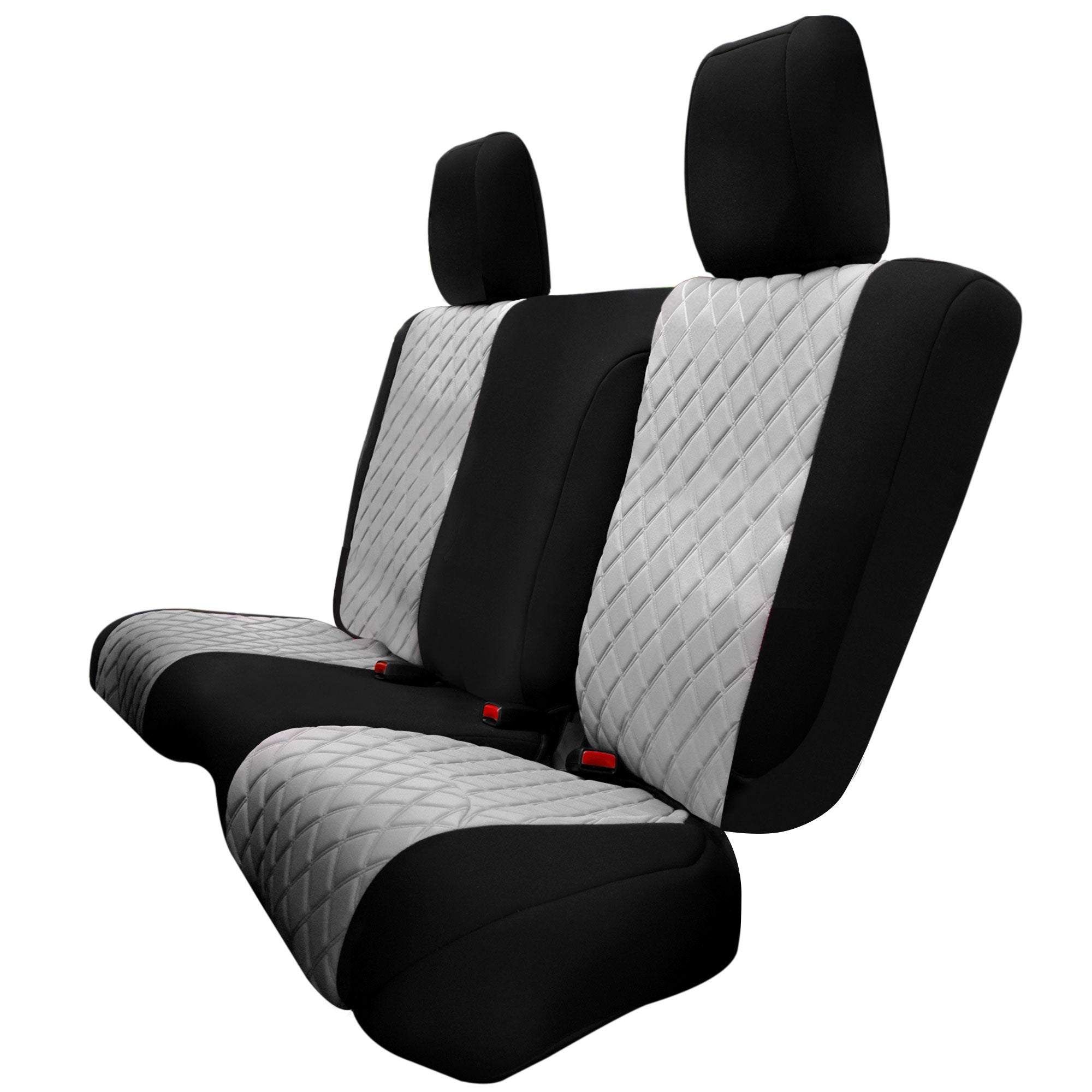 Jeep Wrangler JK 2 Door 2007-2017 -  Rear Set Seat Covers - Gray Ultraflex Neoprene