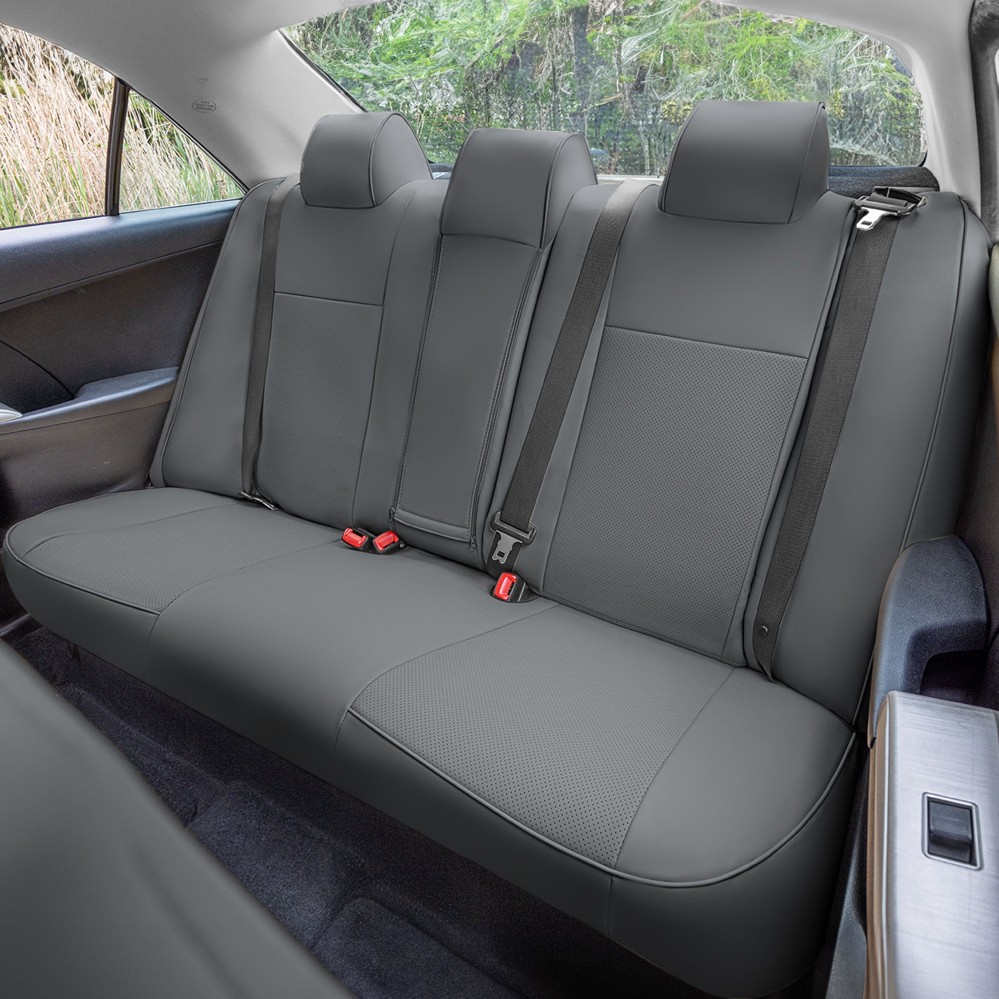 Camry 2014 Backseat Headrest Custom Fit Seat Covers For Toyota