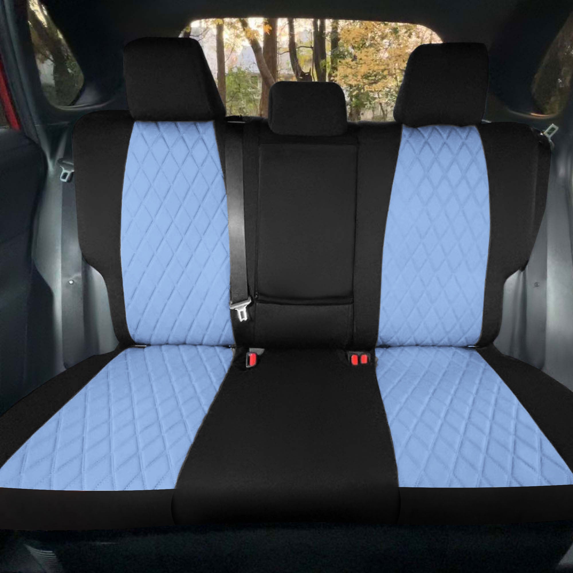 Toyota Rav4 Hybrid | Hybrid Prime 2021-2025  - Rear Set Seat Covers - Blue Ultraflex Neoprene