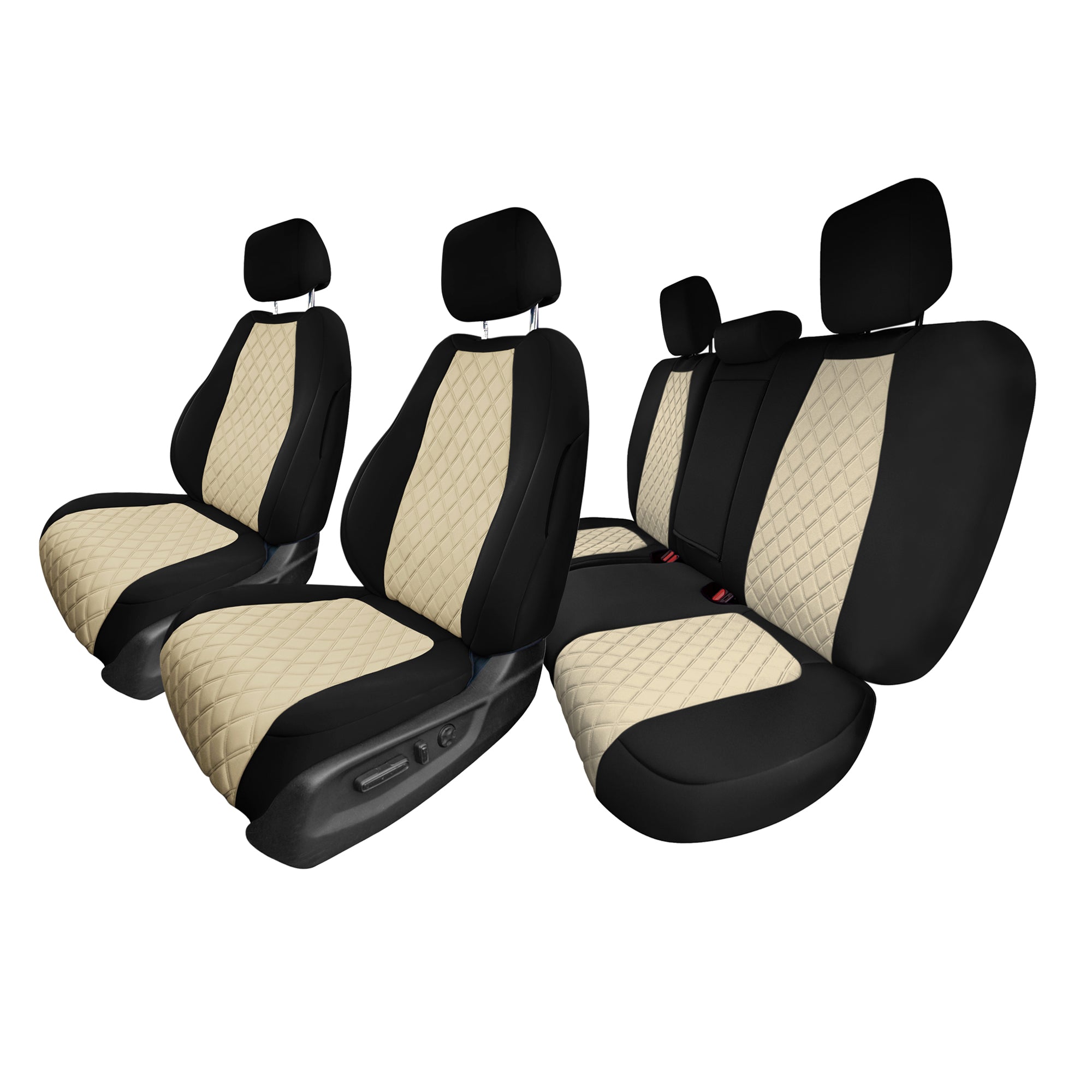 Honda CR-V 2017-2022 - Full Set Seat Covers - Beige Ultraflex Neoprene
