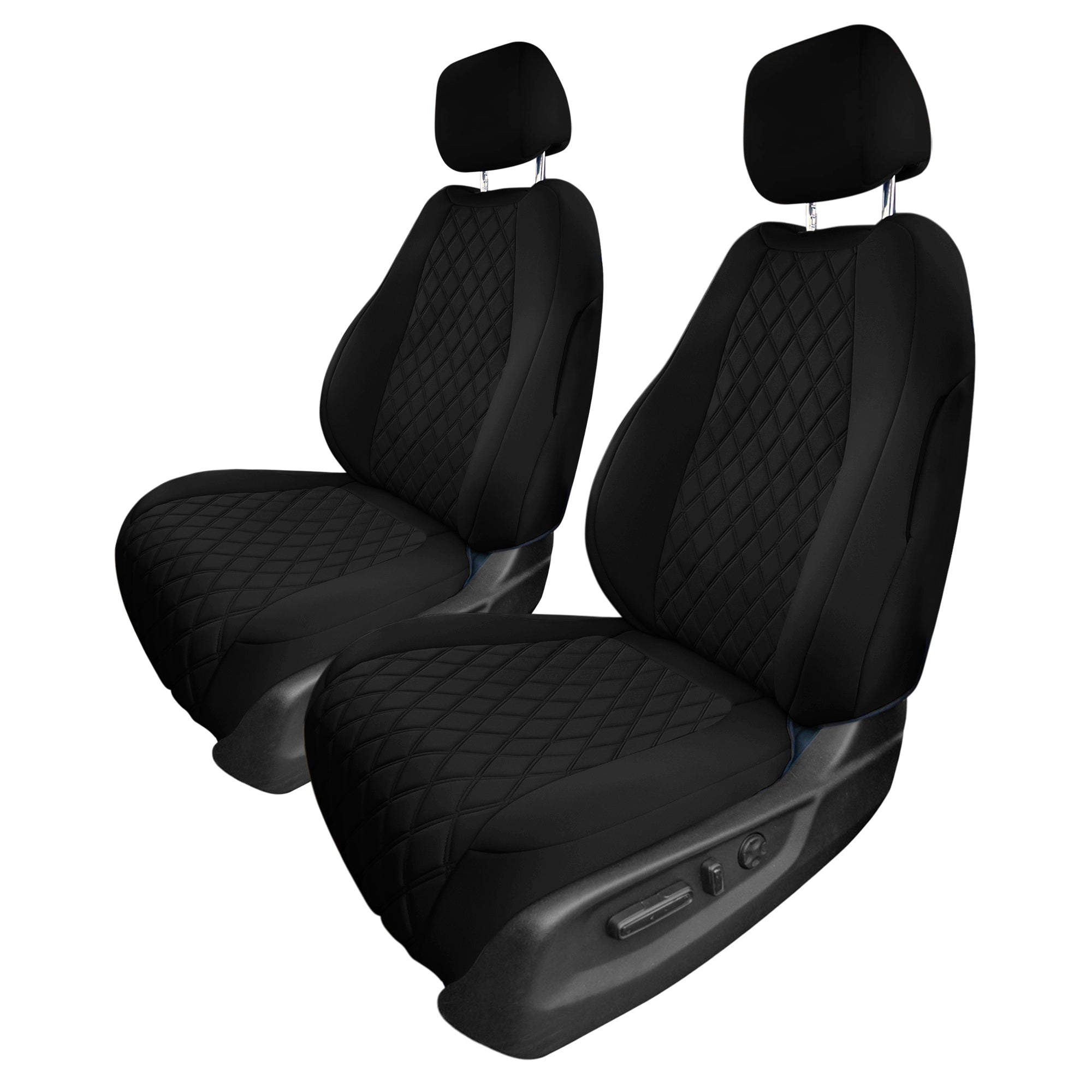 Honda CR-V 2017-2022 - Front Set Seat Covers -  Black Ultraflex Neoprene