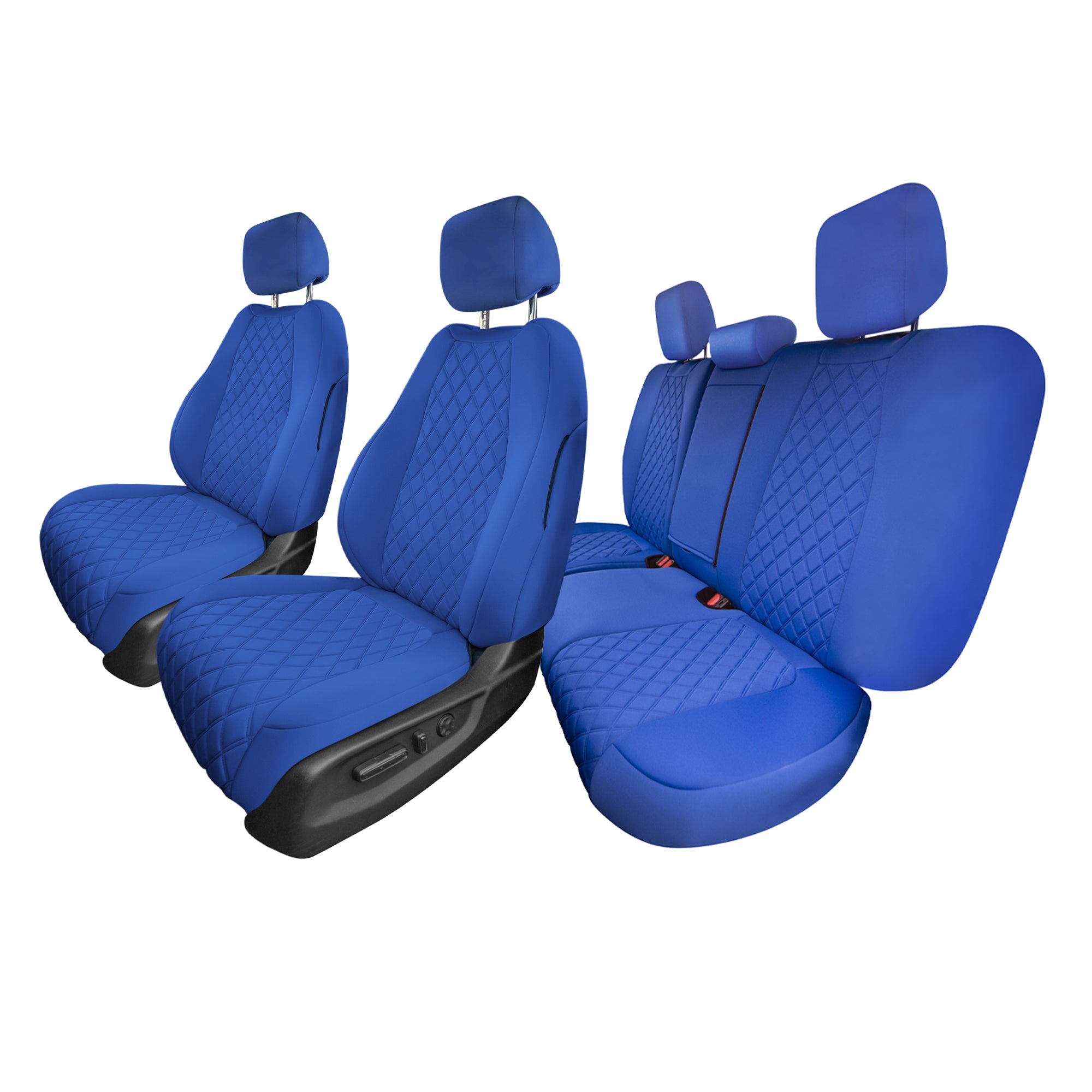Honda CR-V 2017-2022 - Full Set Seat Covers - Solid Blue Ultraflex Neoprene