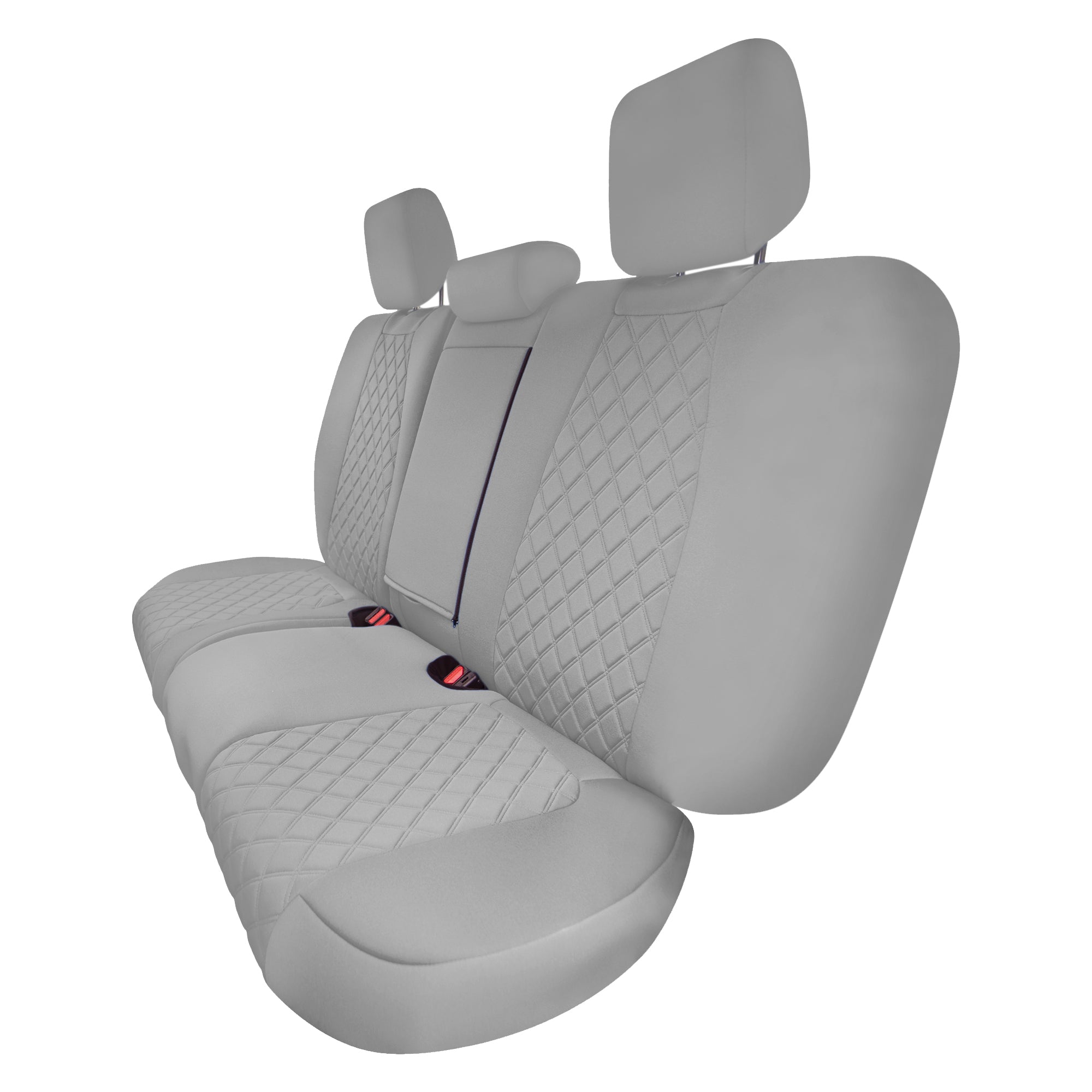 Honda CR-V 2017-2022 - Rear Set Seat Covers -  Solid Gray Ultraflex Neoprene