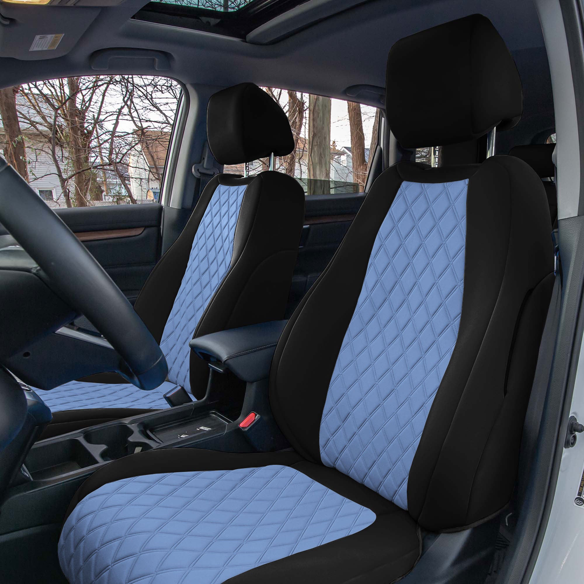 Honda CR-V 2017-2022 - Front Set Seat Covers -  Blue Ultraflex Neoprene
