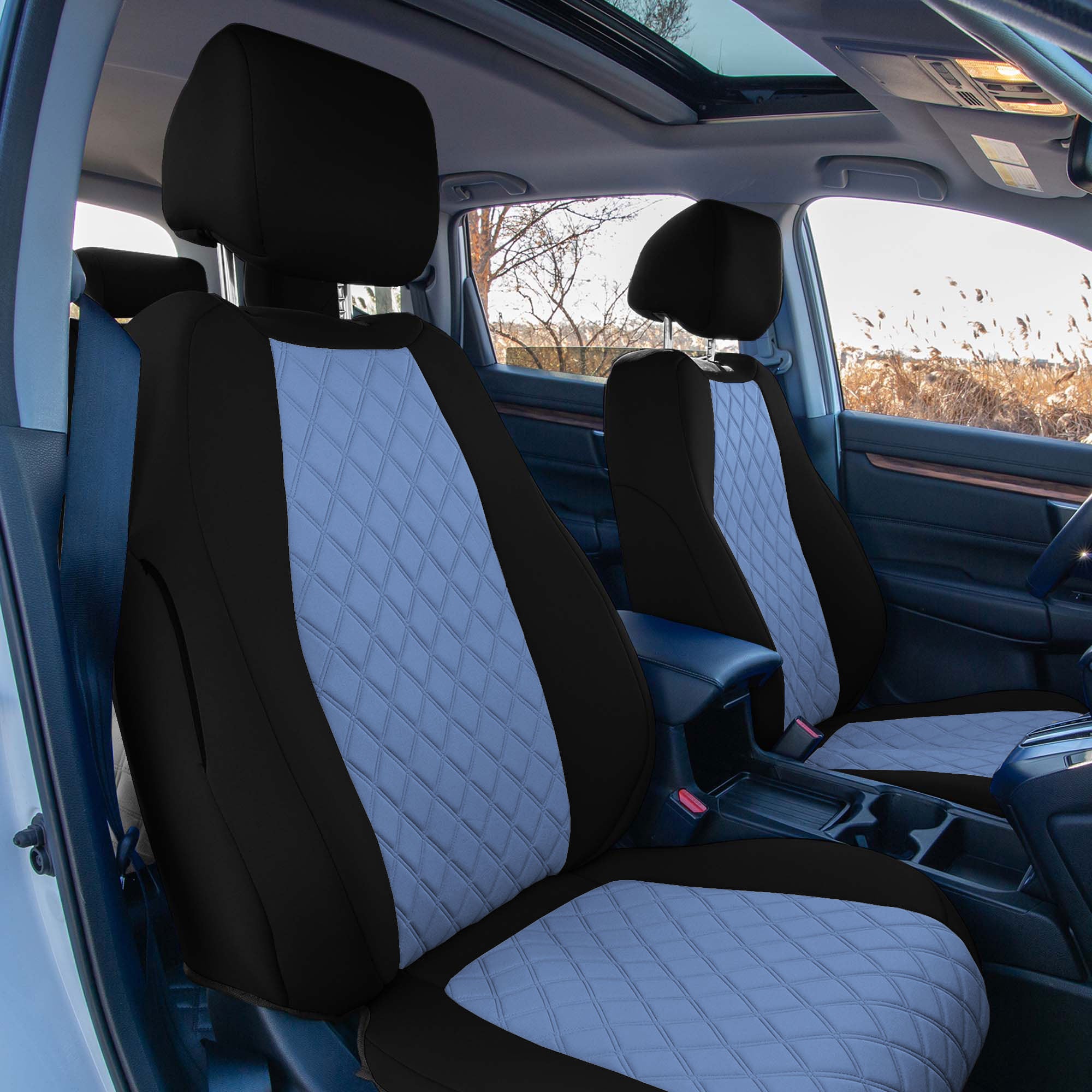 Honda CR-V 2017-2022 - Front Set Seat Covers -  Blue Ultraflex Neoprene