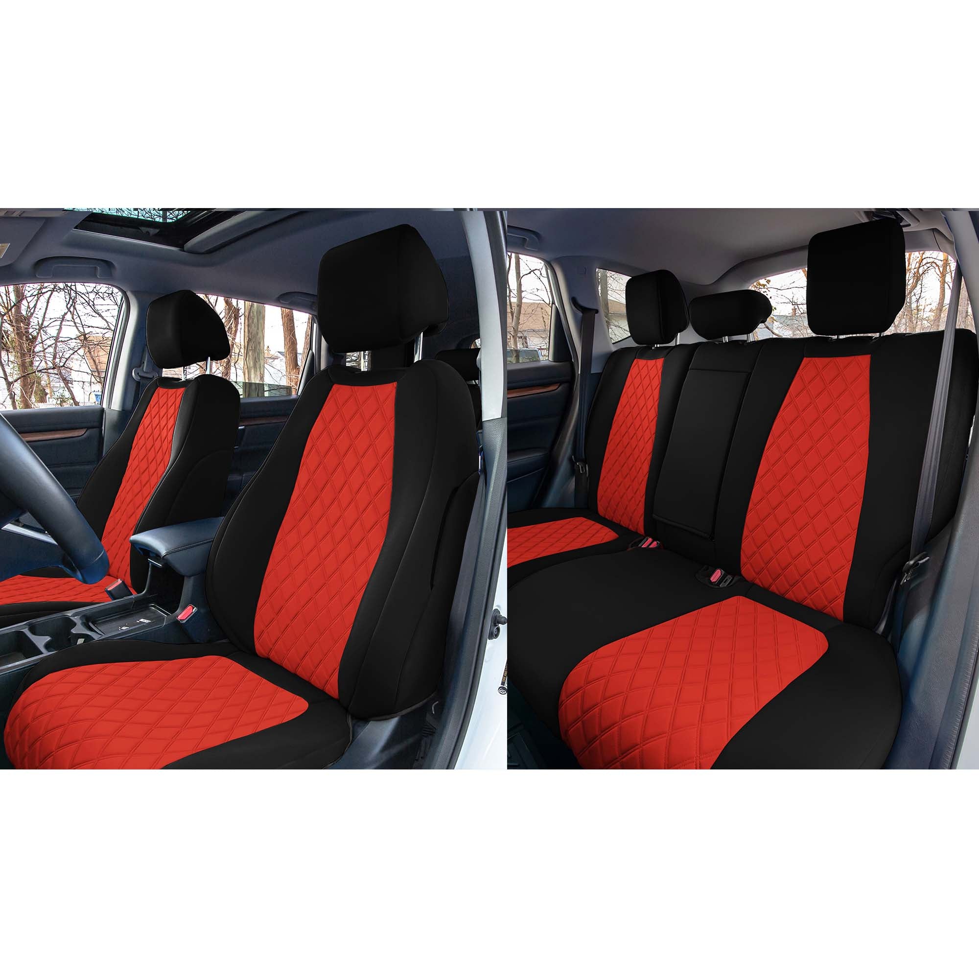 Honda CR-V 2017-2022 - Full Set Seat Covers - Red Ultraflex Neoprene