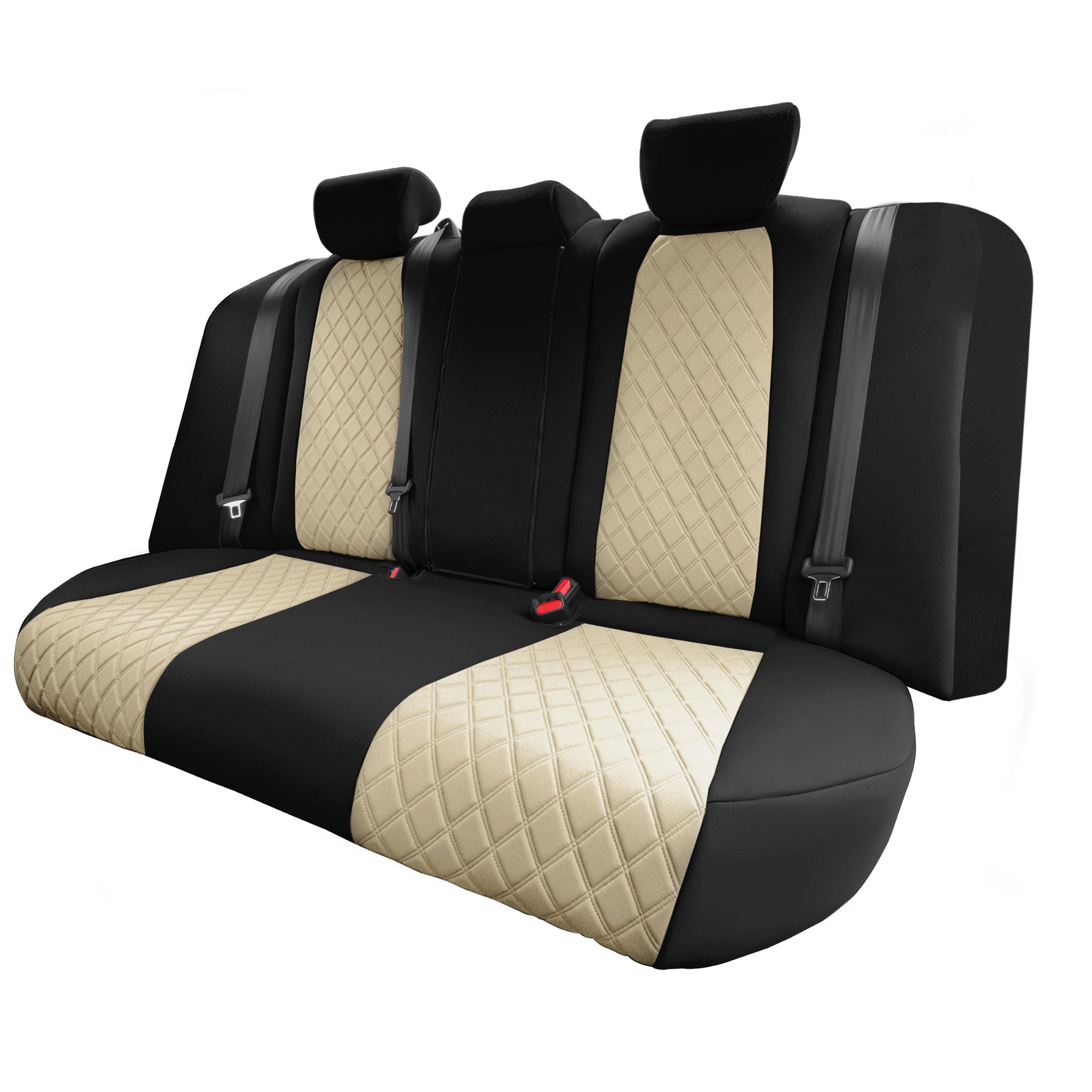 Honda Accord - 2018 - 2022 - Rear Set Seat Covers - Beige Ultraflex Neoprene