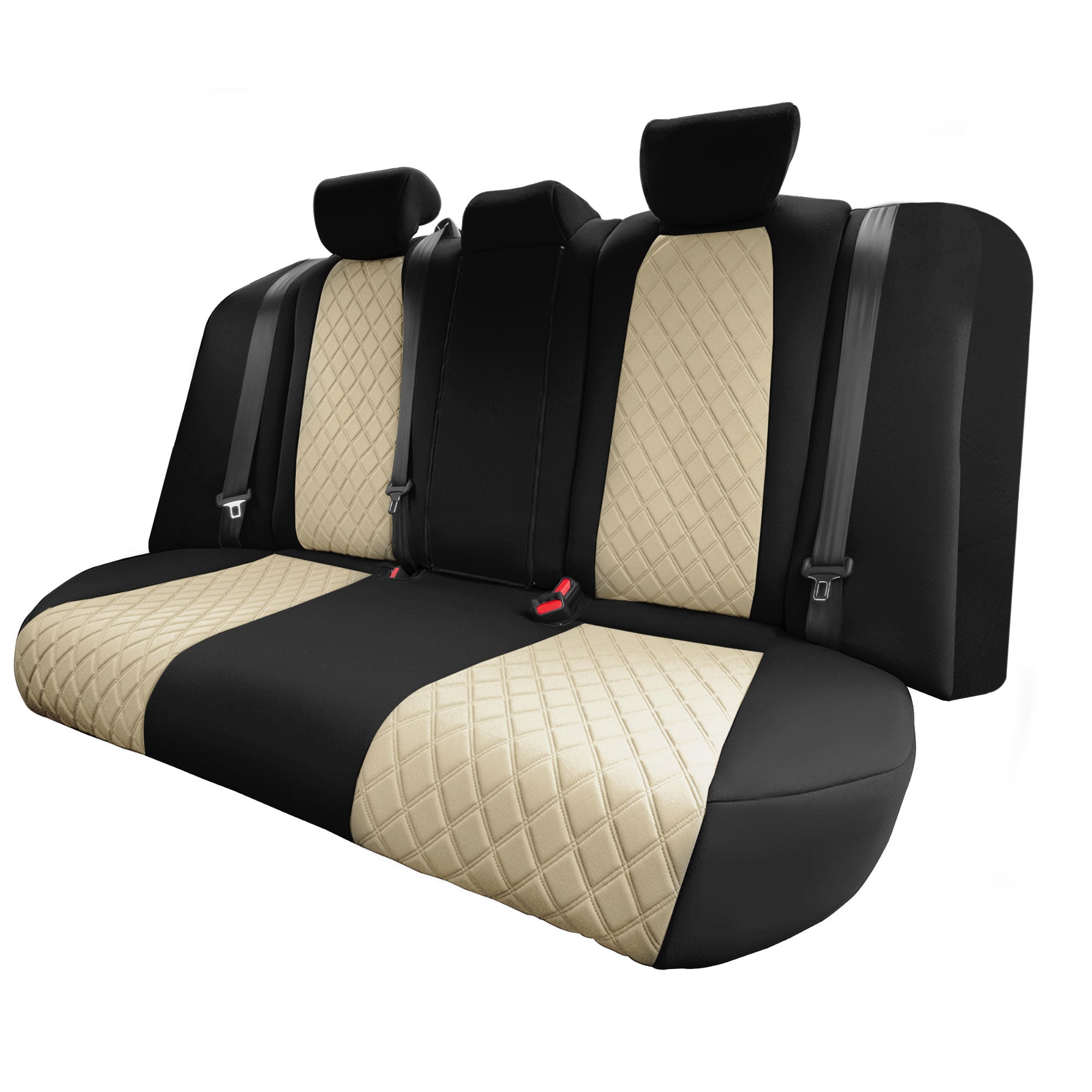 Honda Accord - 2018 - 2022 - Rear Set Seat Covers - Beige Neoprene