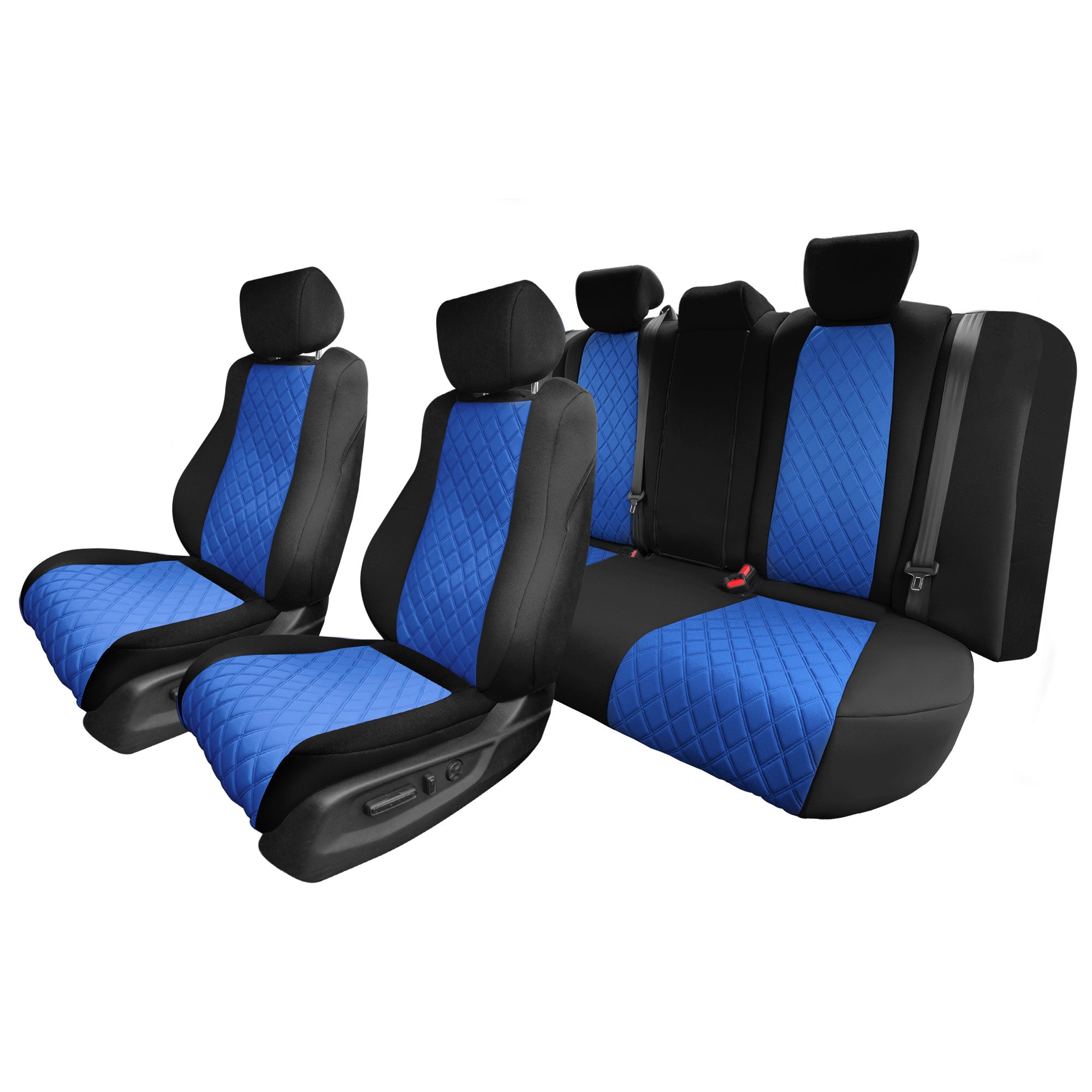 Honda Accord - 2018 - 2022 - Full Set Seat Covers - Blue Ultraflex Neoprene