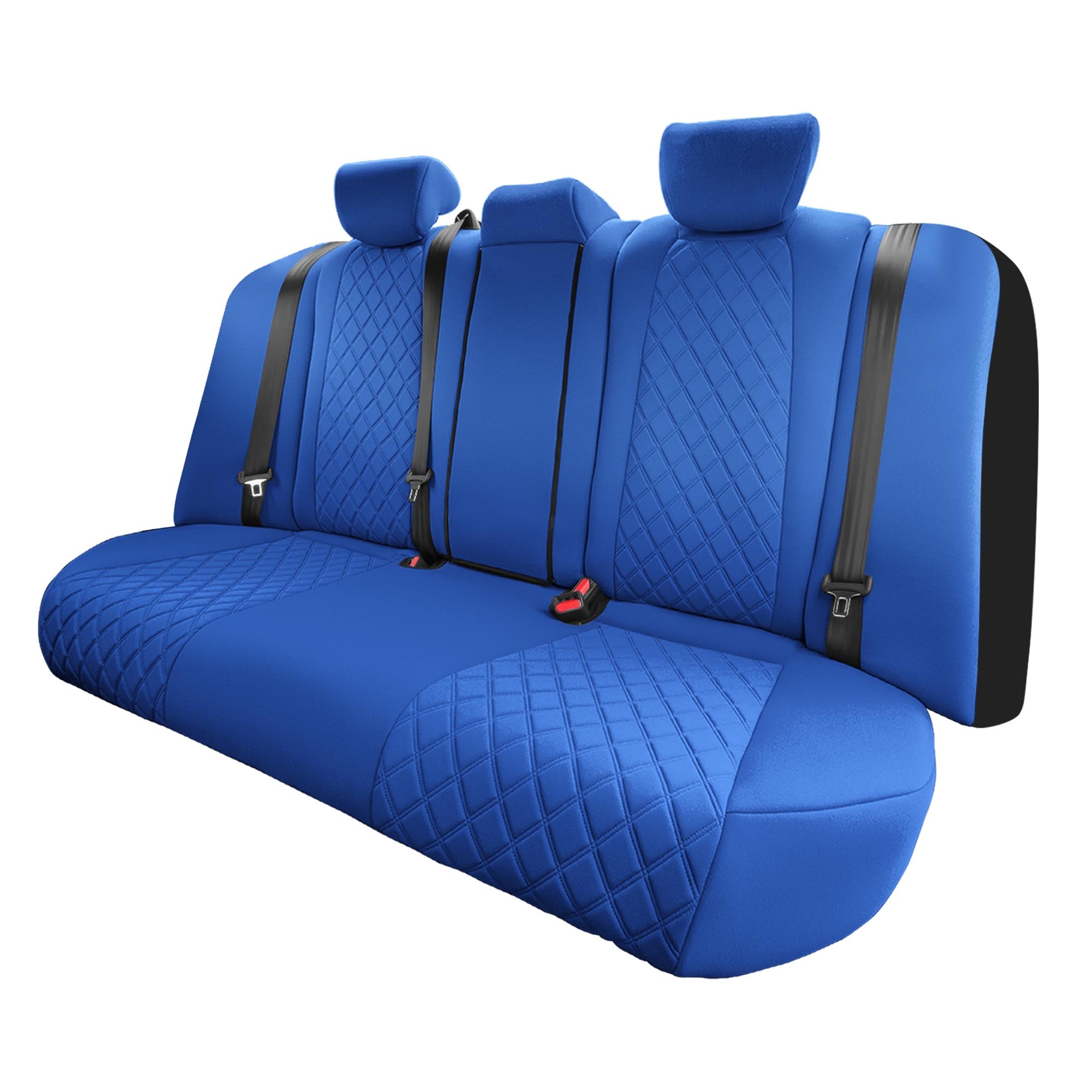 Honda Accord 2018 - 2022 Sport | Sport SE | EX| EX-L | Touring - Rear Set Seat Covers - Solid Blue Ultraflex Neoprene