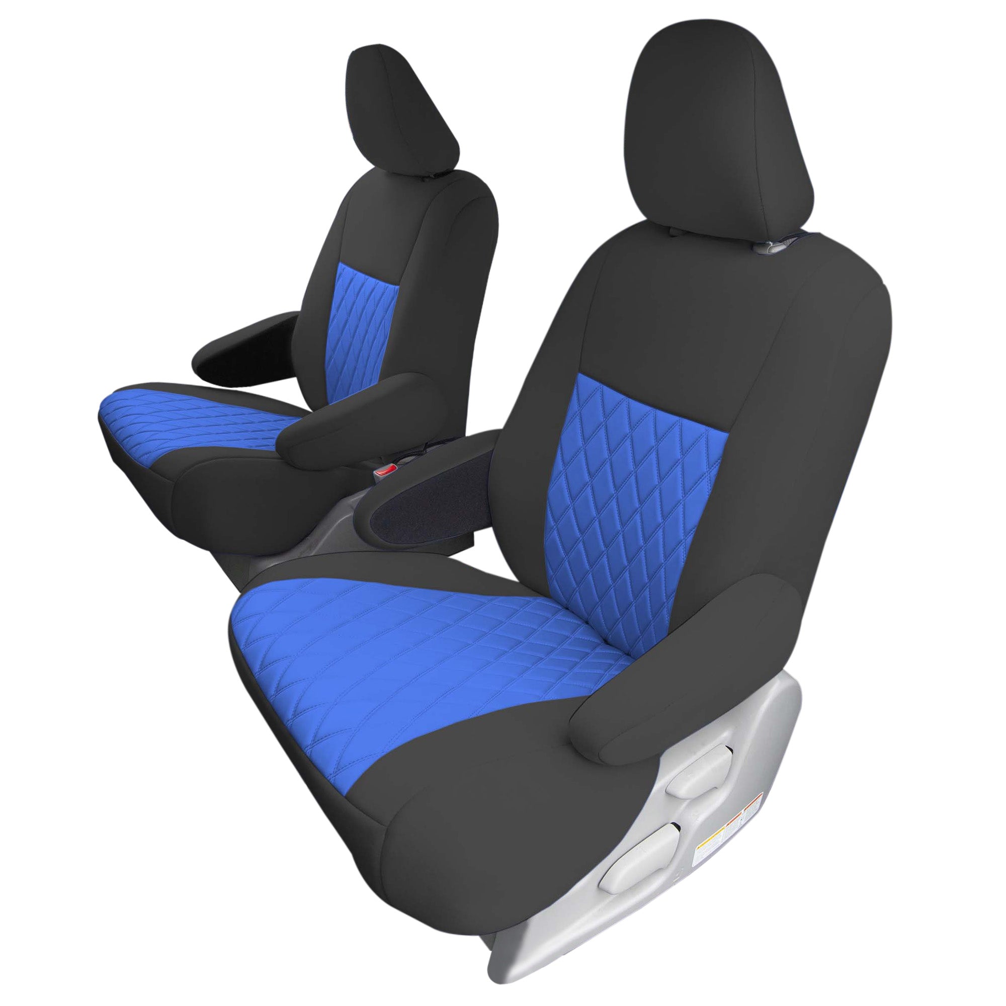 Toyota Sienna - 2011 - 2020 - 2nd Row Set Seat Covers - Blue Neoprene