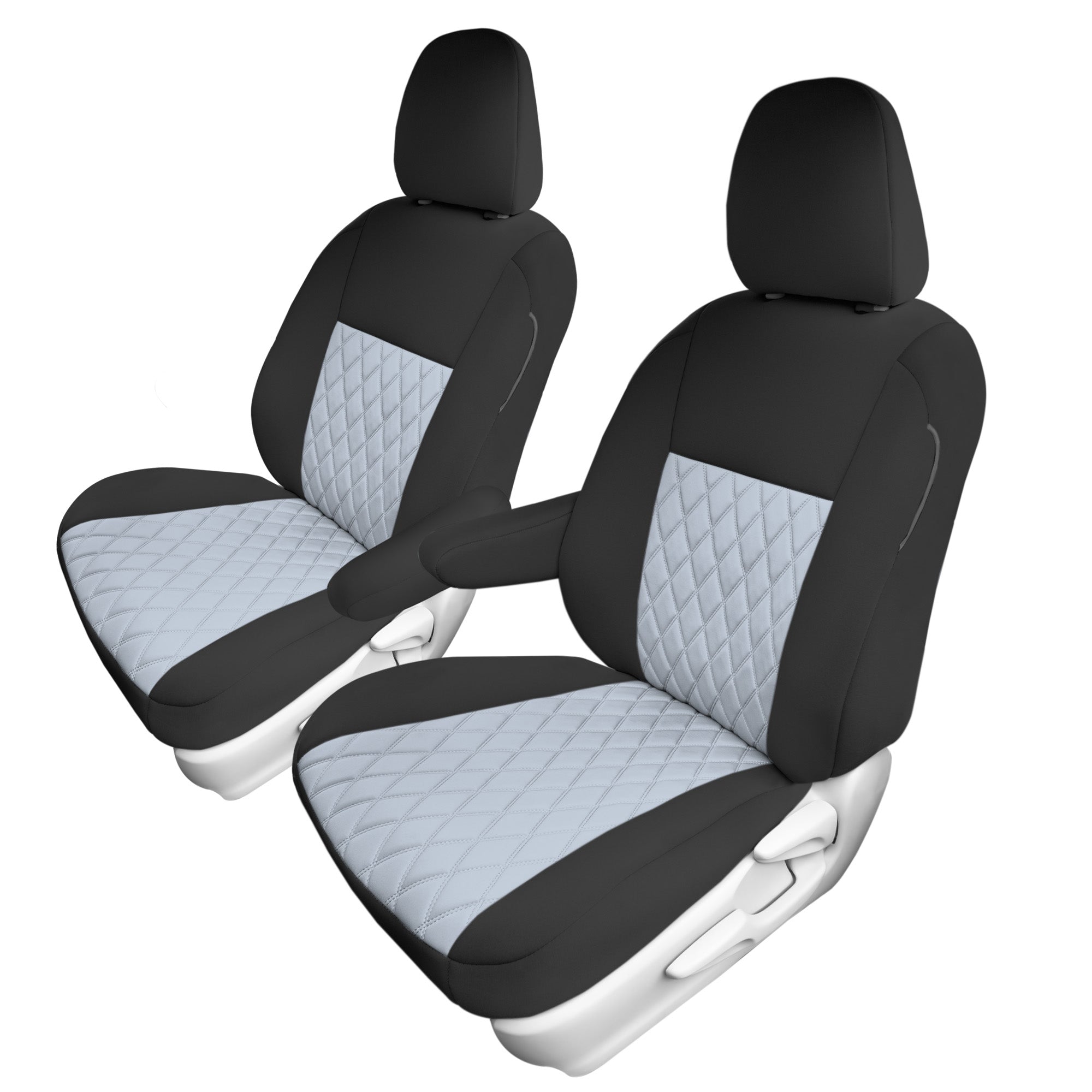Toyota Sienna - 2011 - 2020 - Front Set Seat Covers - Gray Neoprene