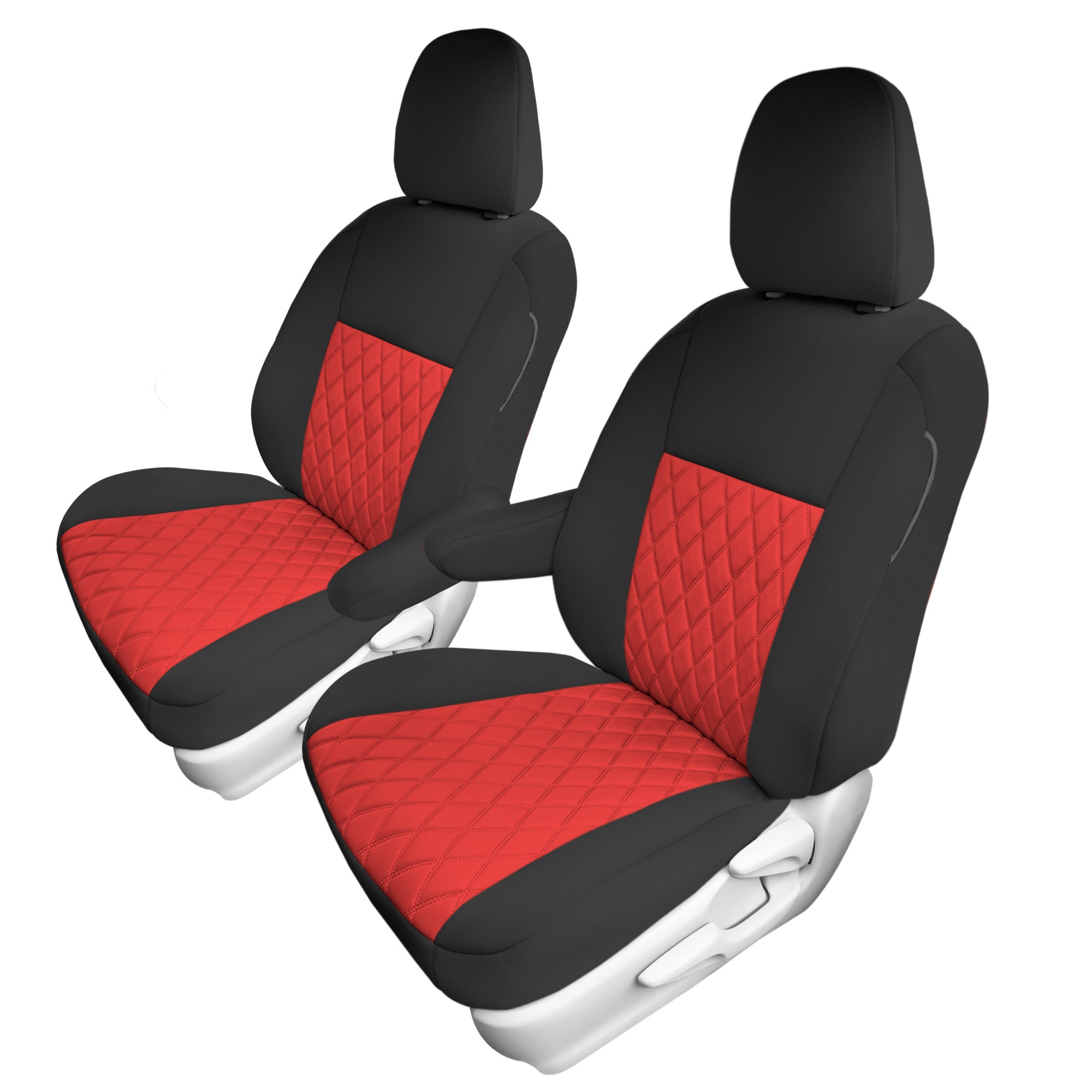 Toyota Sienna 2011 - 2020 - Front Set Seat Covers - Red Ultraflex Neoprene