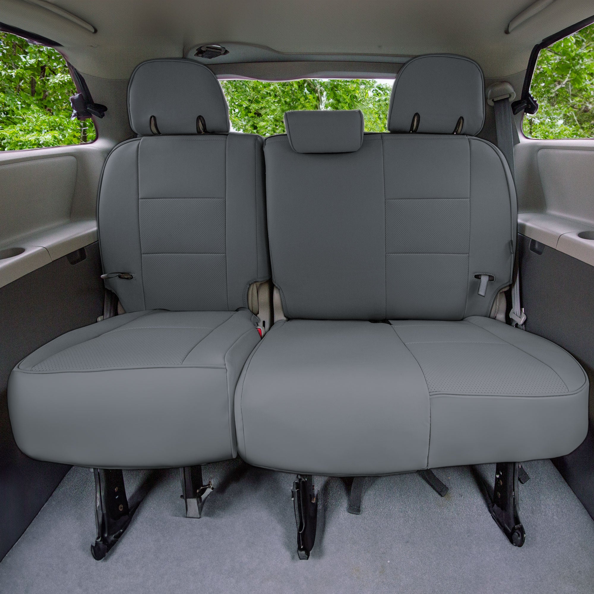 Custom Fit Seat Covers for Toyota Sienna 2011 2020 3rd Row Set