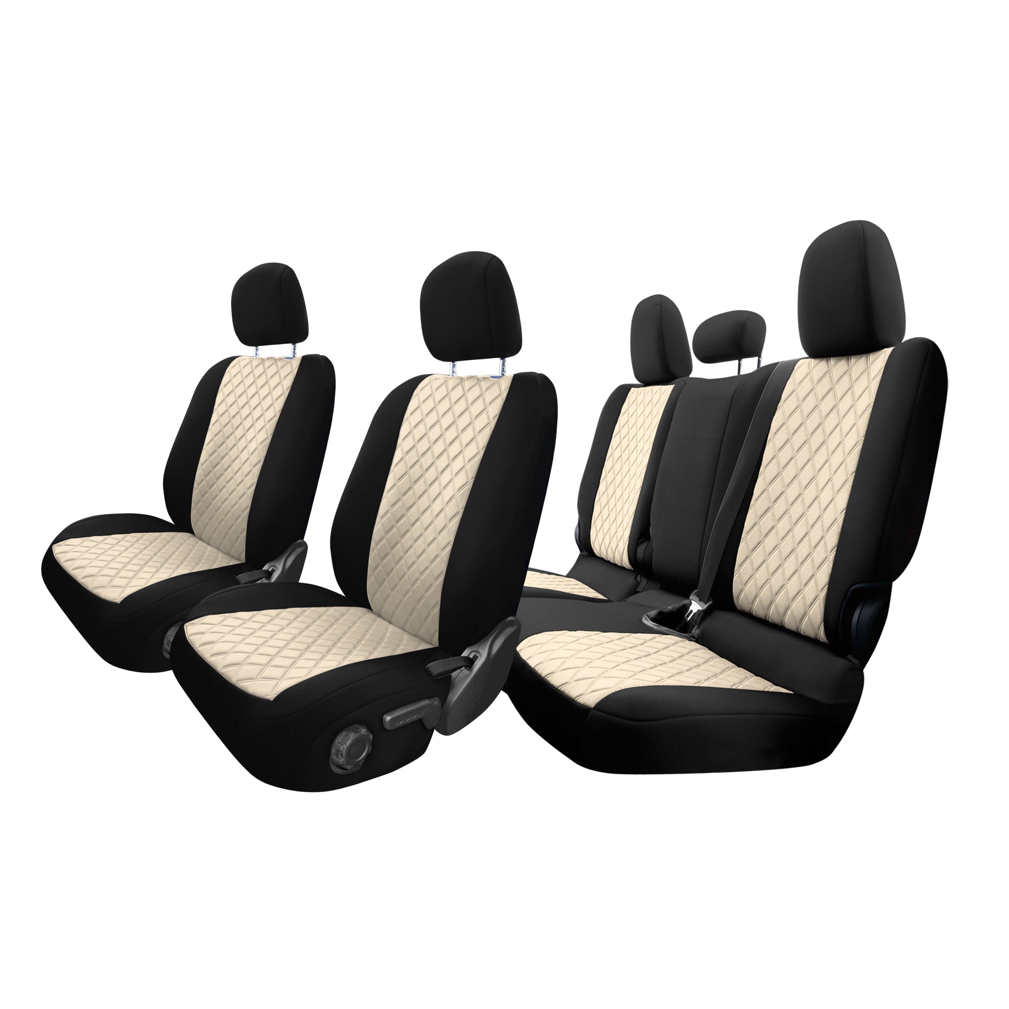 Jeep Gladiator JT 2020-2023 - Full Set Seat Covers - Beige Neoprene