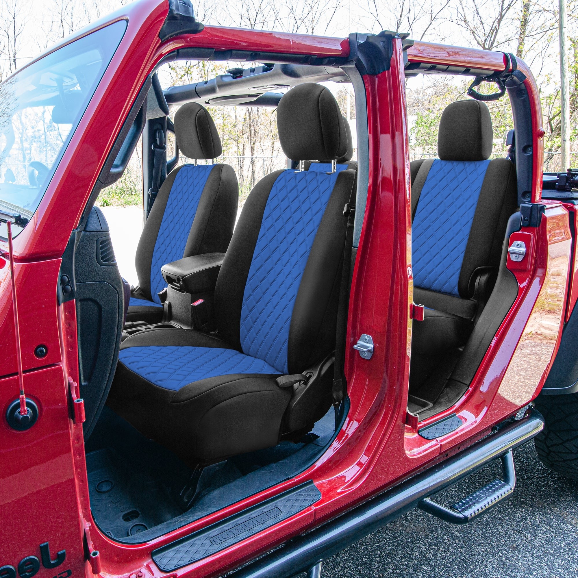 Jeep Gladiator JT 2020-2023 - Full Set Seat Covers - Blue Neoprene