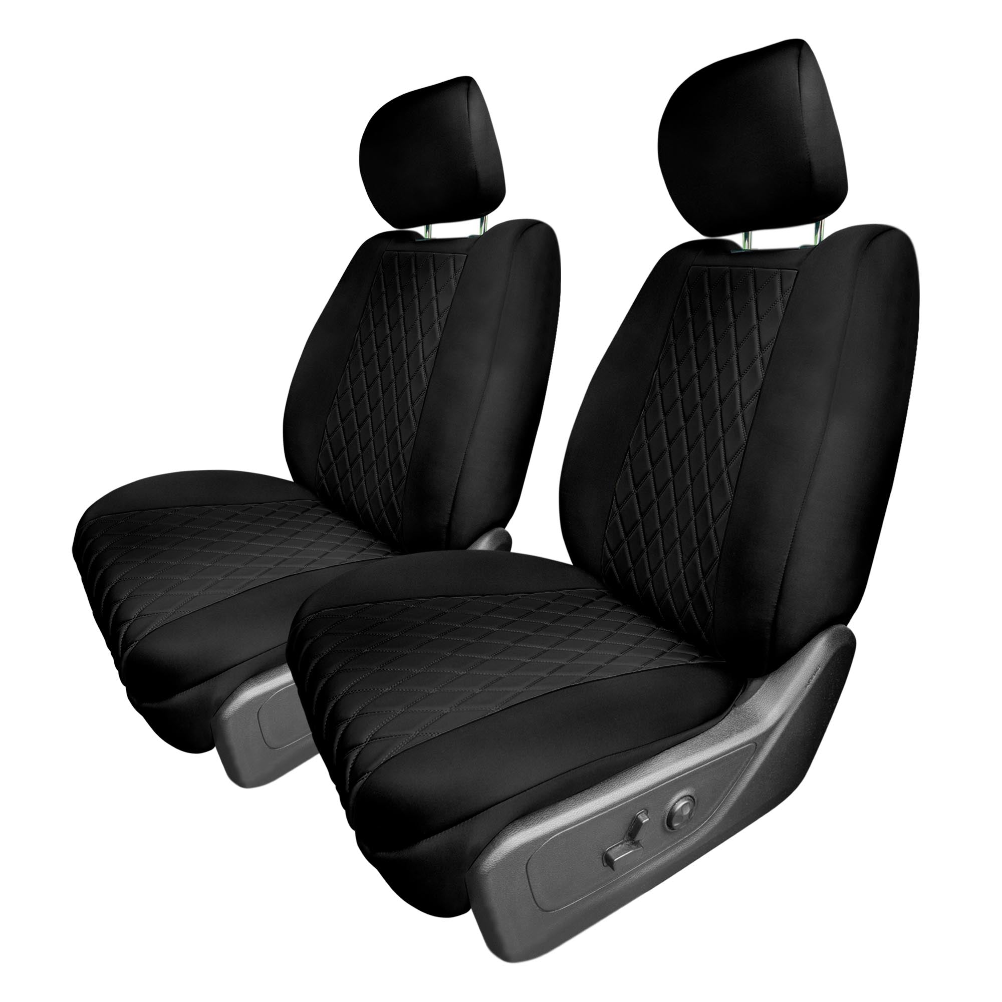 Dodge Ram 1500 2019-2022 - Front Set Seat Covers - Black Neoprene
