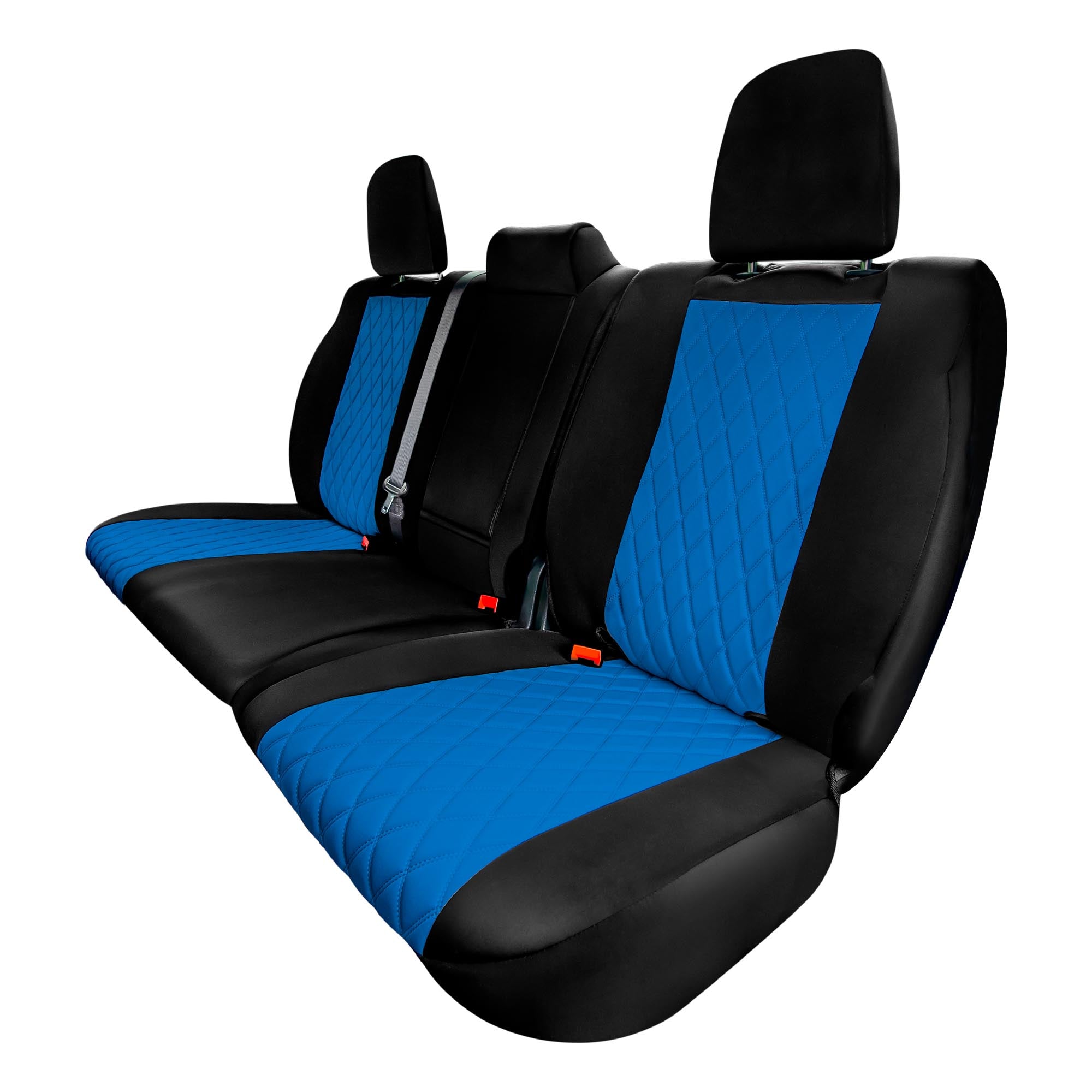 Dodge Ram 1500 2019-2022 - Rear Set Seat Covers - Blue Neoprene