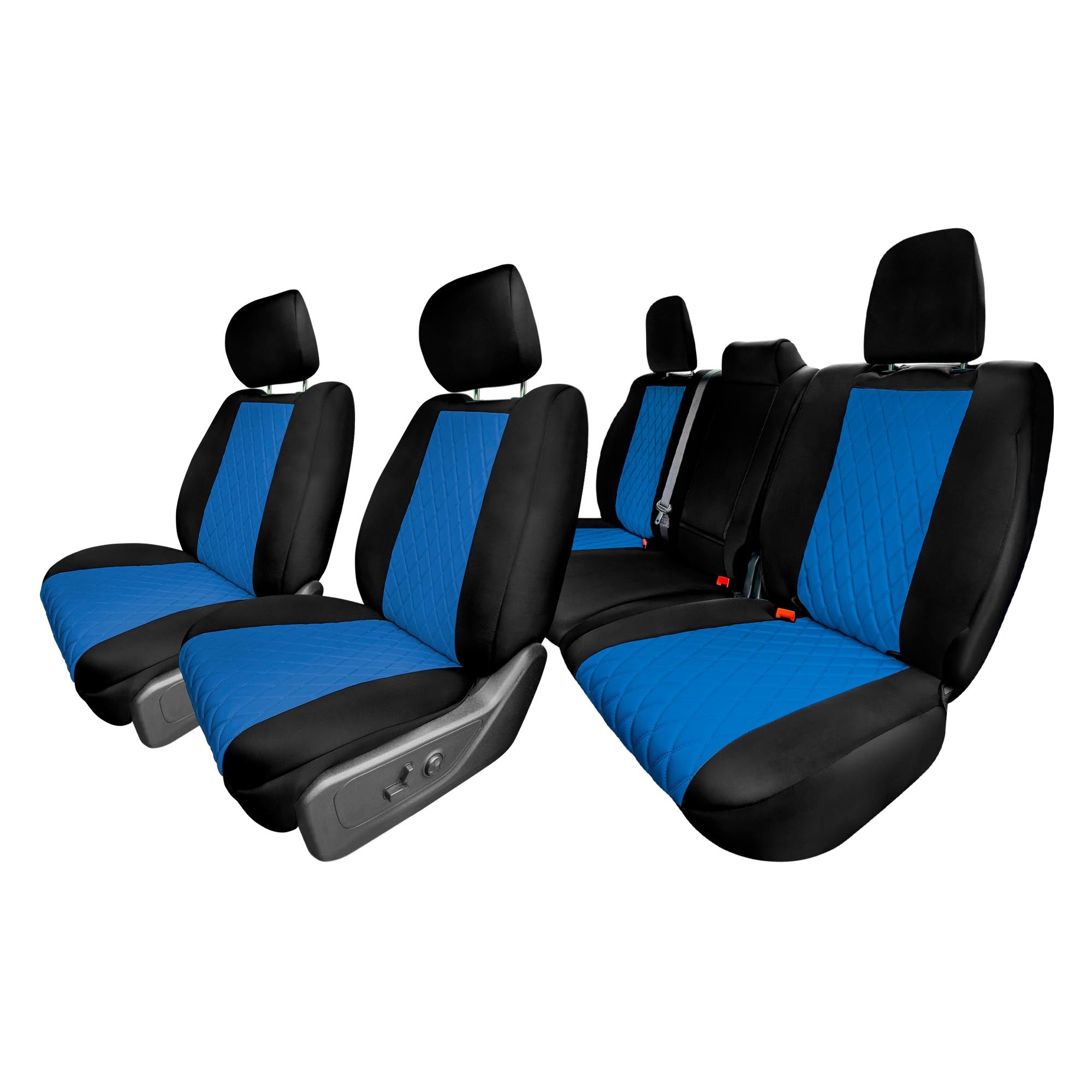 Ram 1500 2019-2024 - Full Set Seat Covers - Blue Ultraflex Neoprene