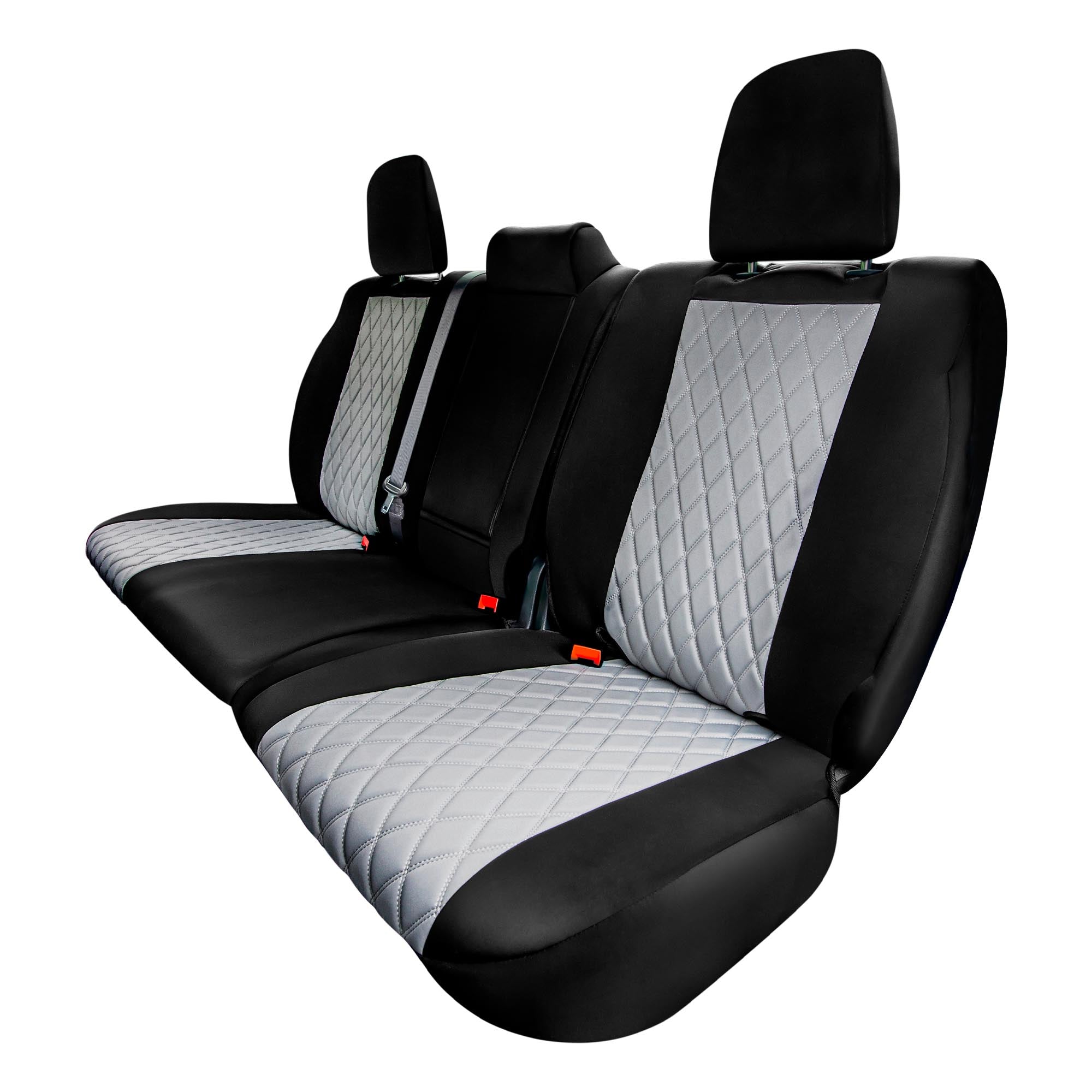 Ram 1500 2019-2024 - Rear Set Seat Covers - Gray Ultraflex Neoprene