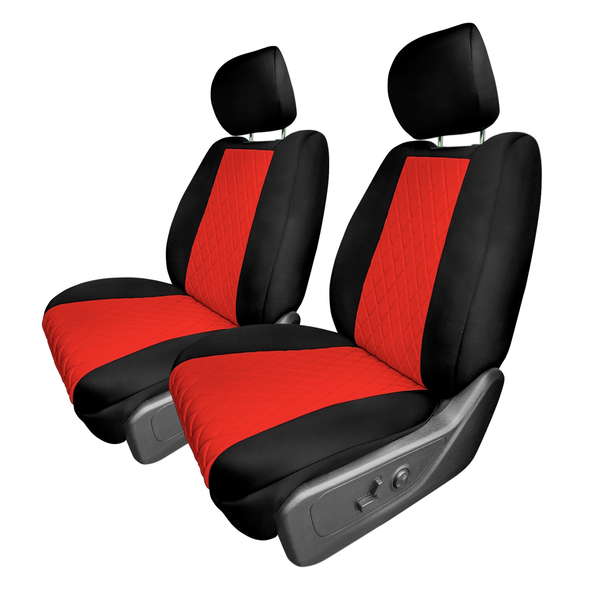 Dodge Ram 1500 2019-2022 - Front Set Seat Covers - Red Neoprene