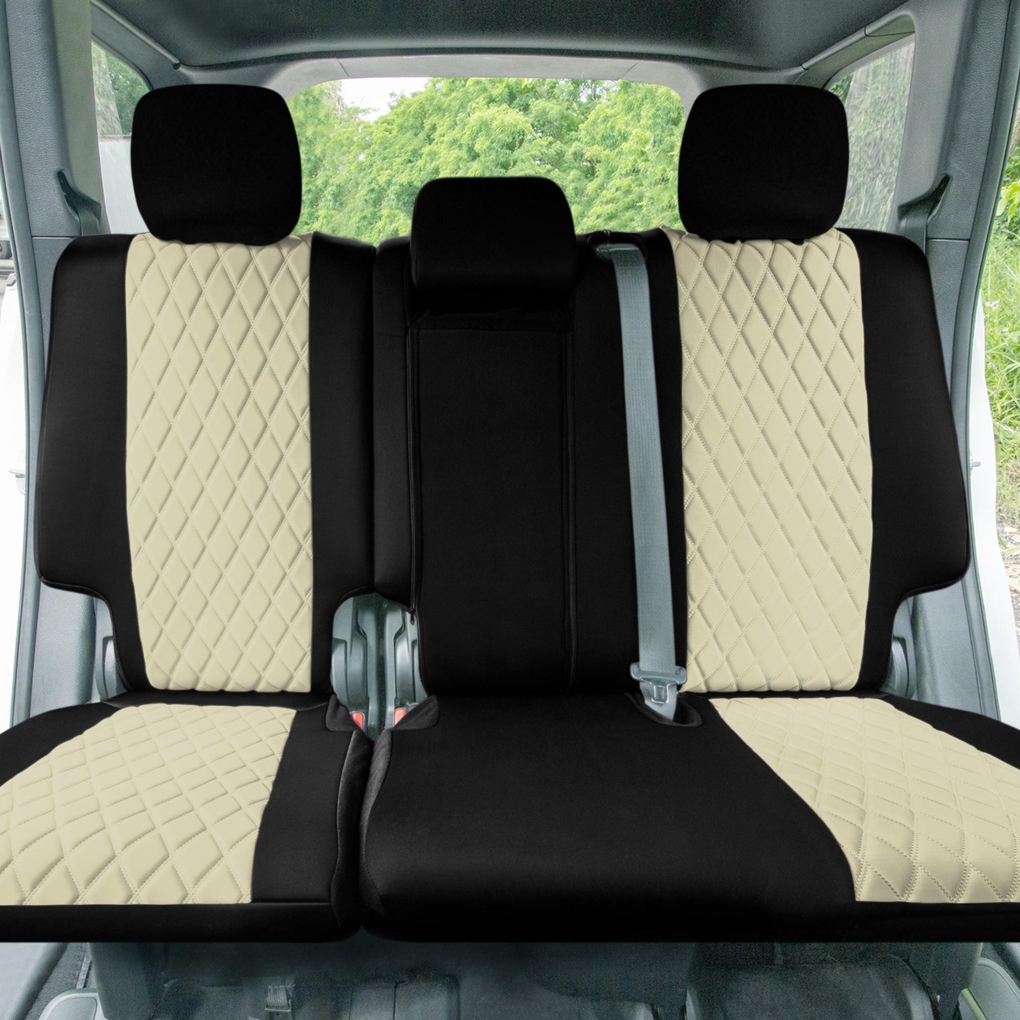 Jeep Grand Cherokee 2011 -2021 - Full Set Seat Covers - Beige Ultraflex Neoprene