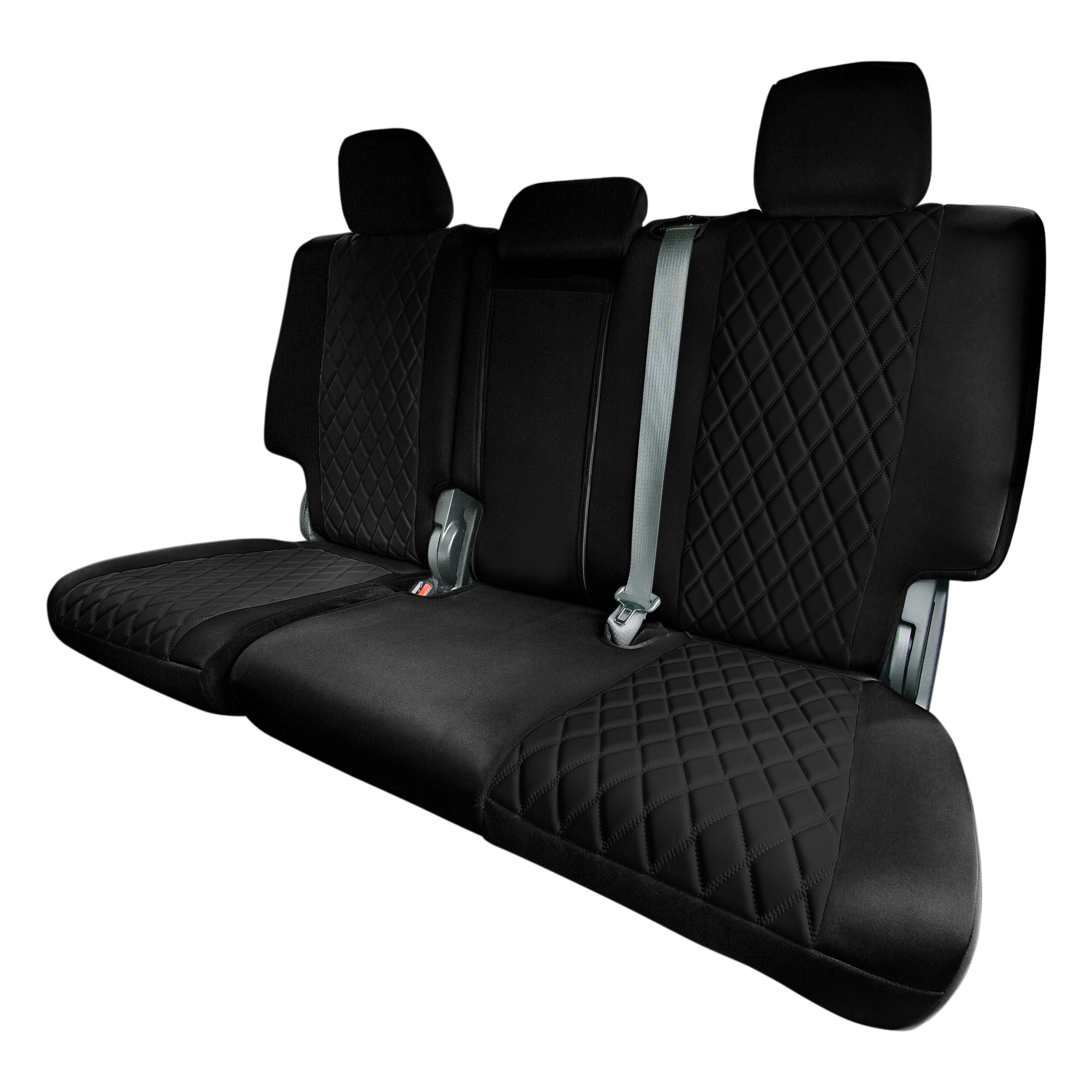 Jeep Grand Cherokee 2011 -2021 - Rear Set Seat Covers - Black Ultraflex Neoprene