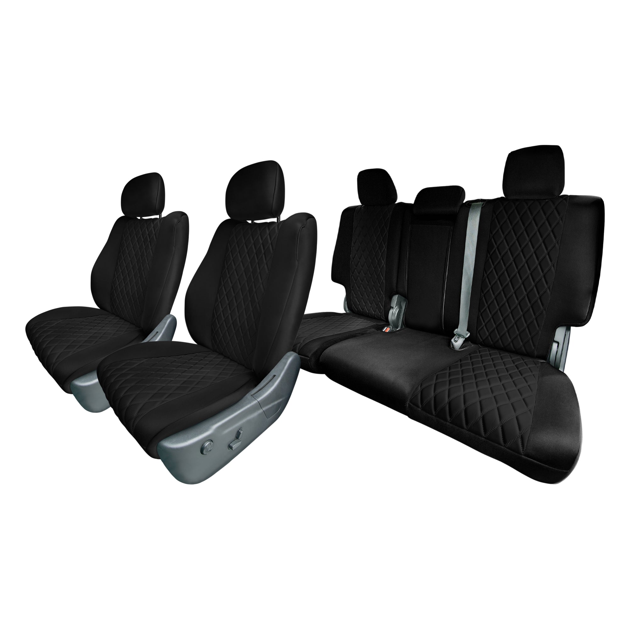 Jeep Grand Cherokee 2011 -2021 - Full Set Seat Covers - Black Ultraflex Neoprene