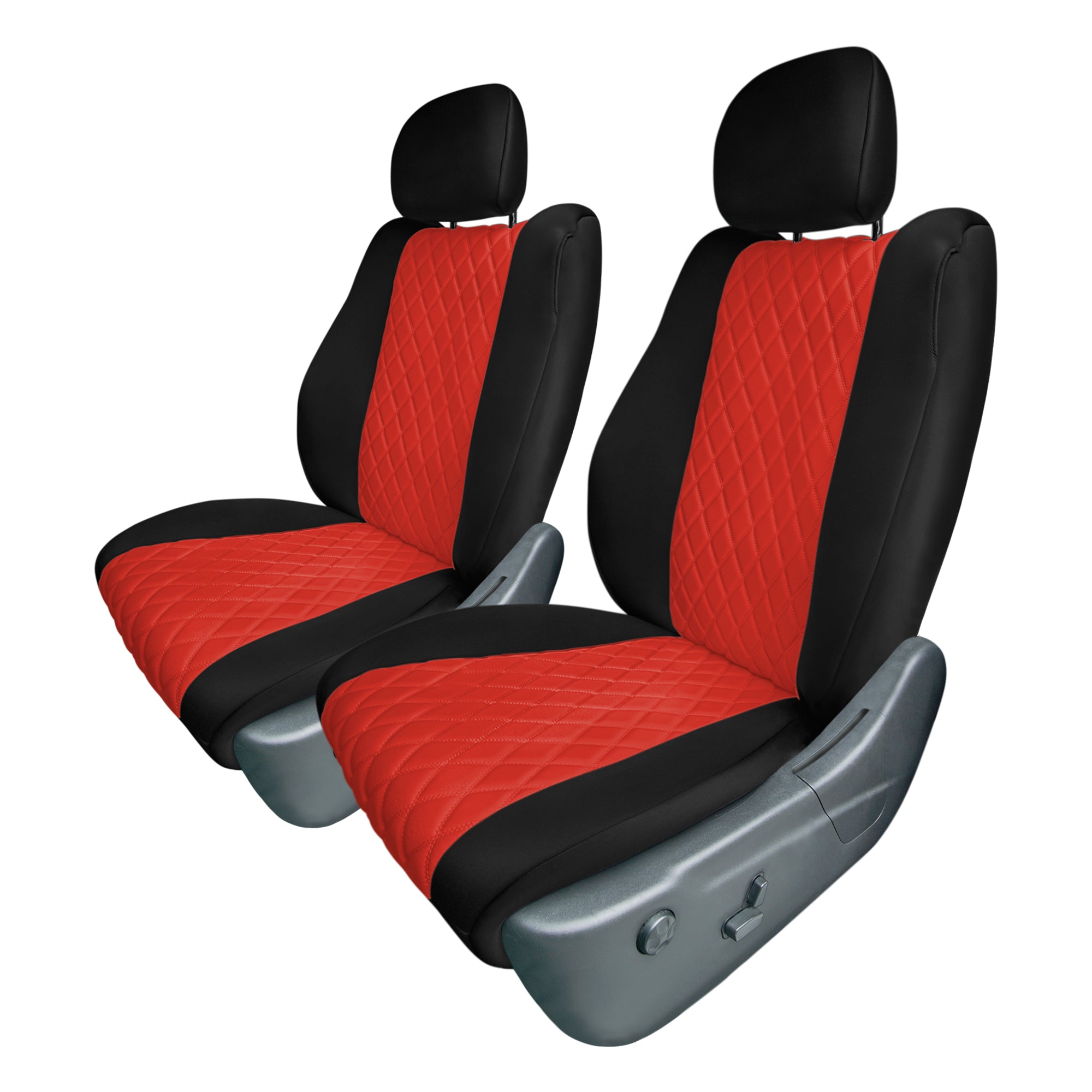 Jeep Grand Cherokee 2011 -2021 - Front Set Seat Covers - Red Ultraflex Neoprene